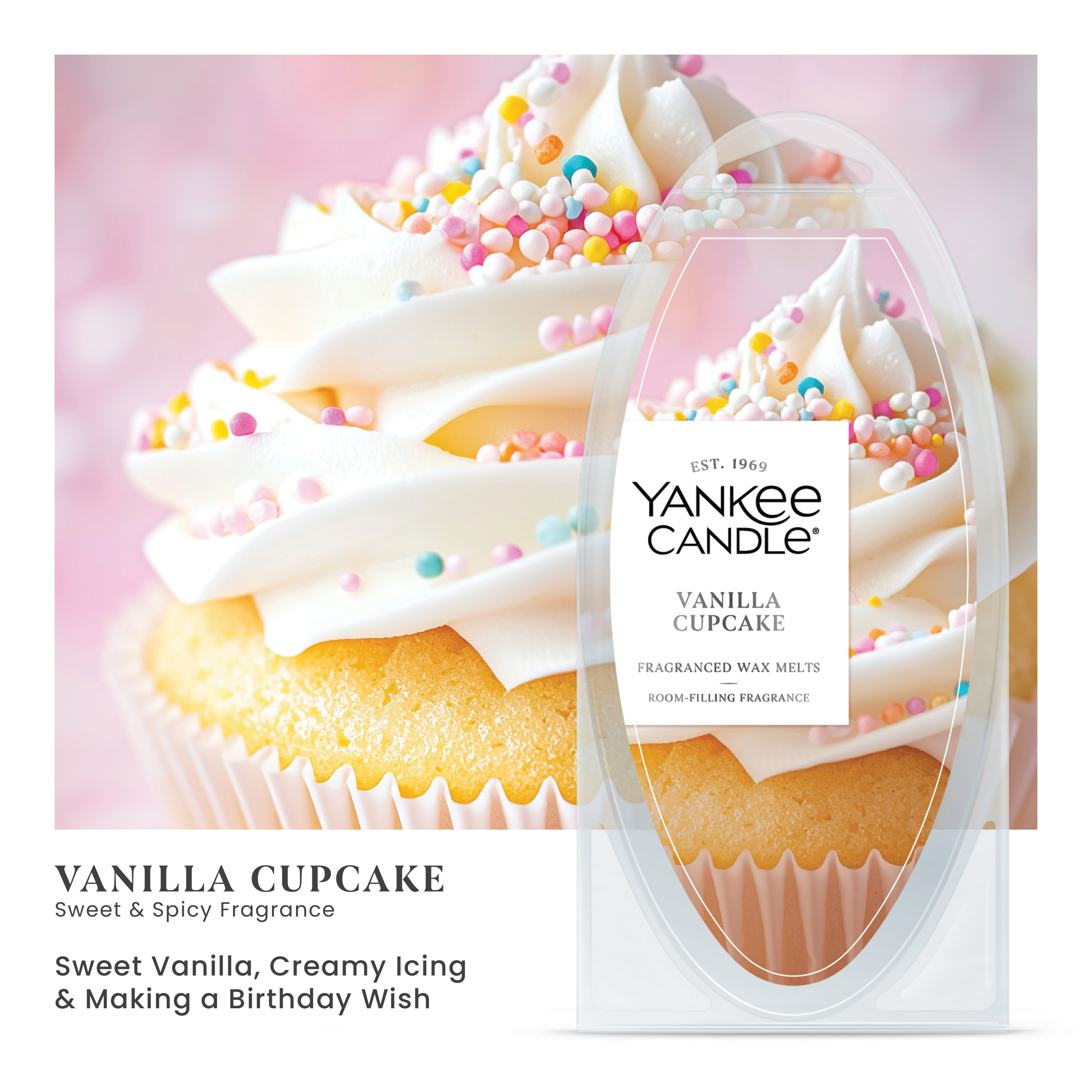 Yankee Candle Vanilla Cupcake Wax Melts Tarts