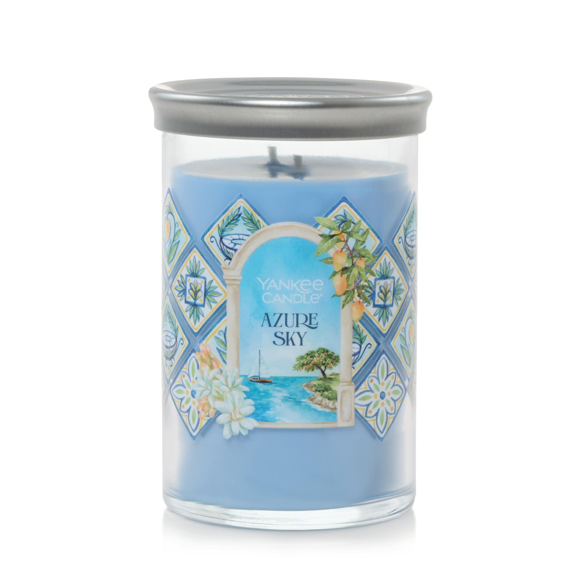 Yankee Candle Azure Sky 20 Oz. Signature Large Tumbler Candle, 20 oz