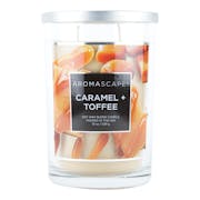 caramel toffee aromascape collection large jar candle