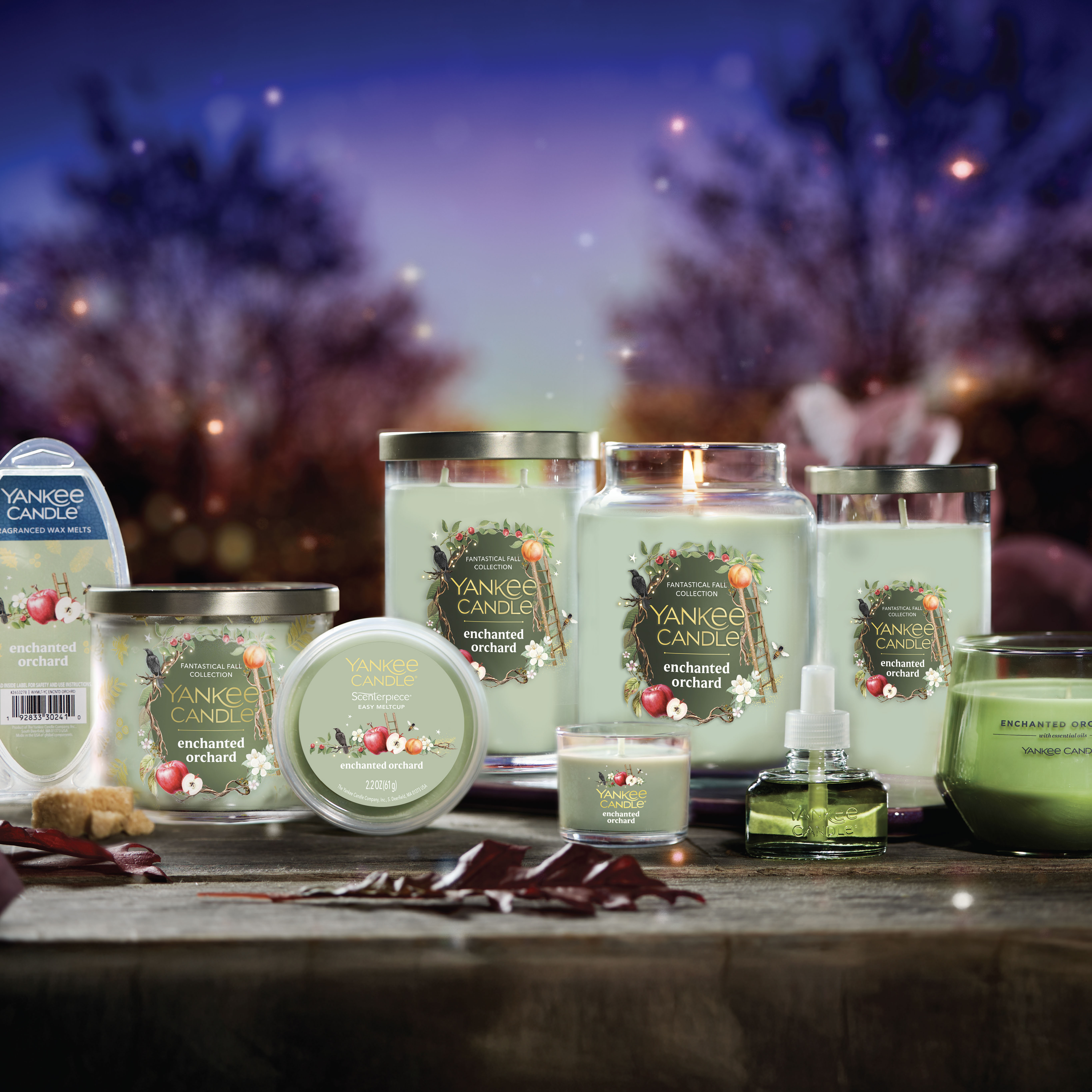 Enchanted Orchard Medium Pillar Candle - Thumbnail 3