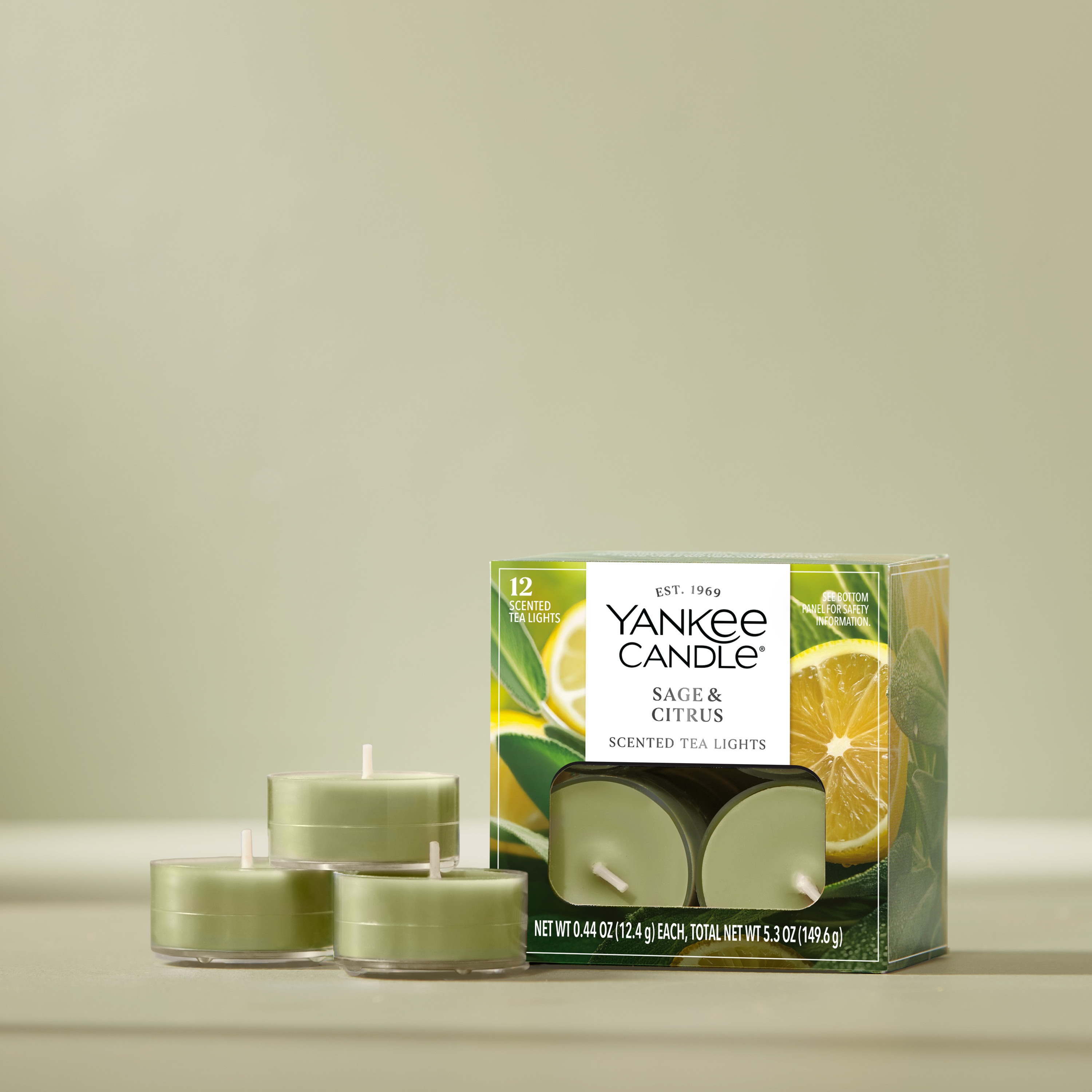 Sage & Citrus Tea Light Candles - Thumbnail 2