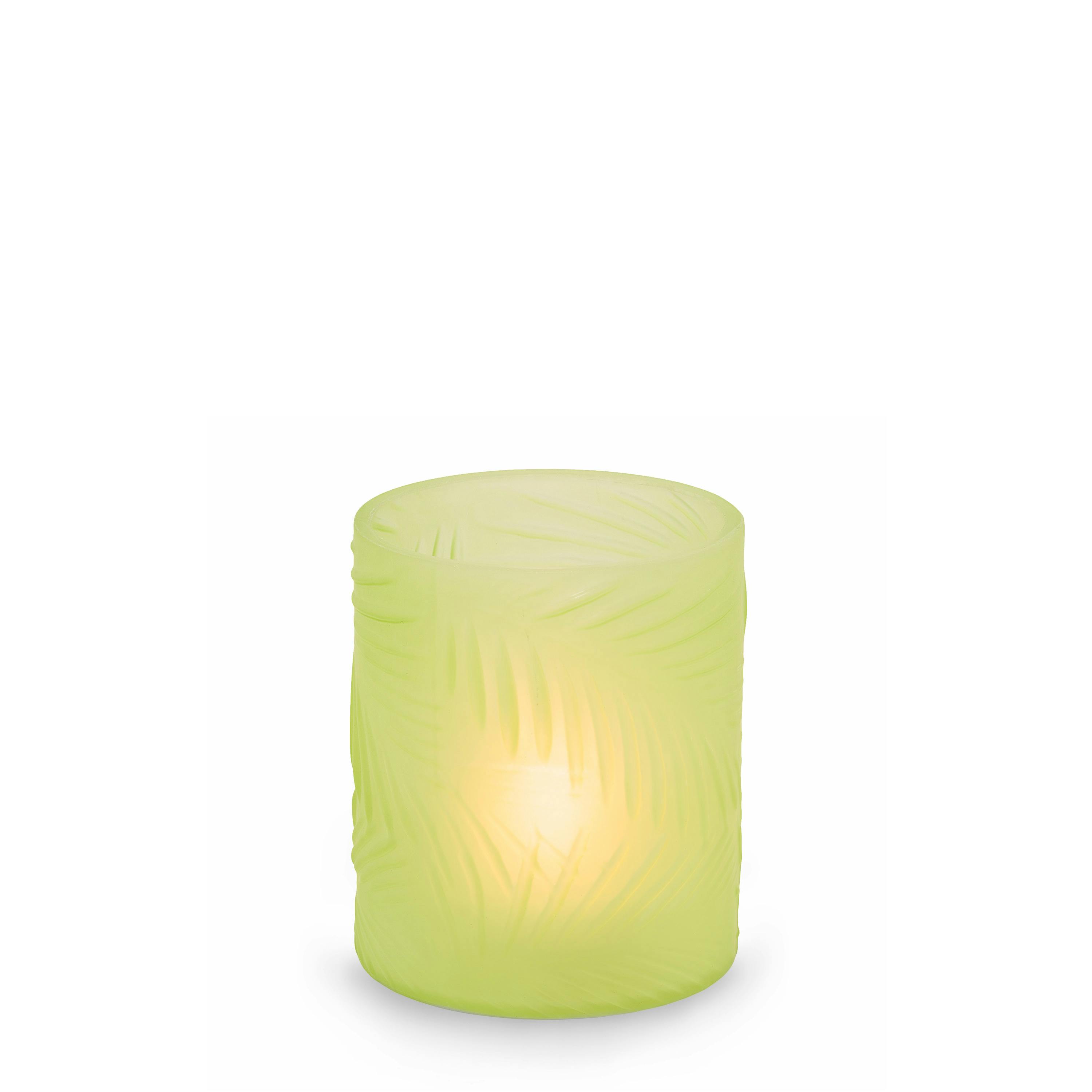 Sage Leaf Tea Light Candle Holder