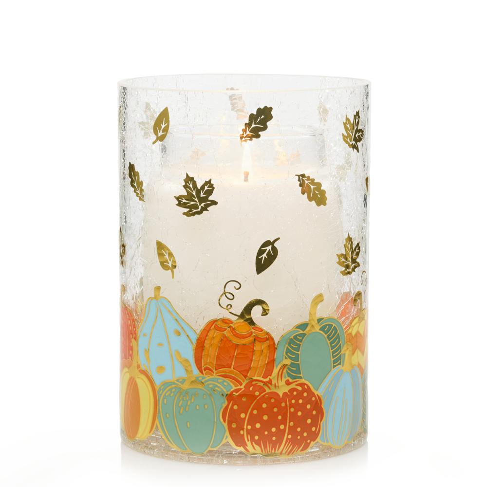 Fall Gourds Glass Holder