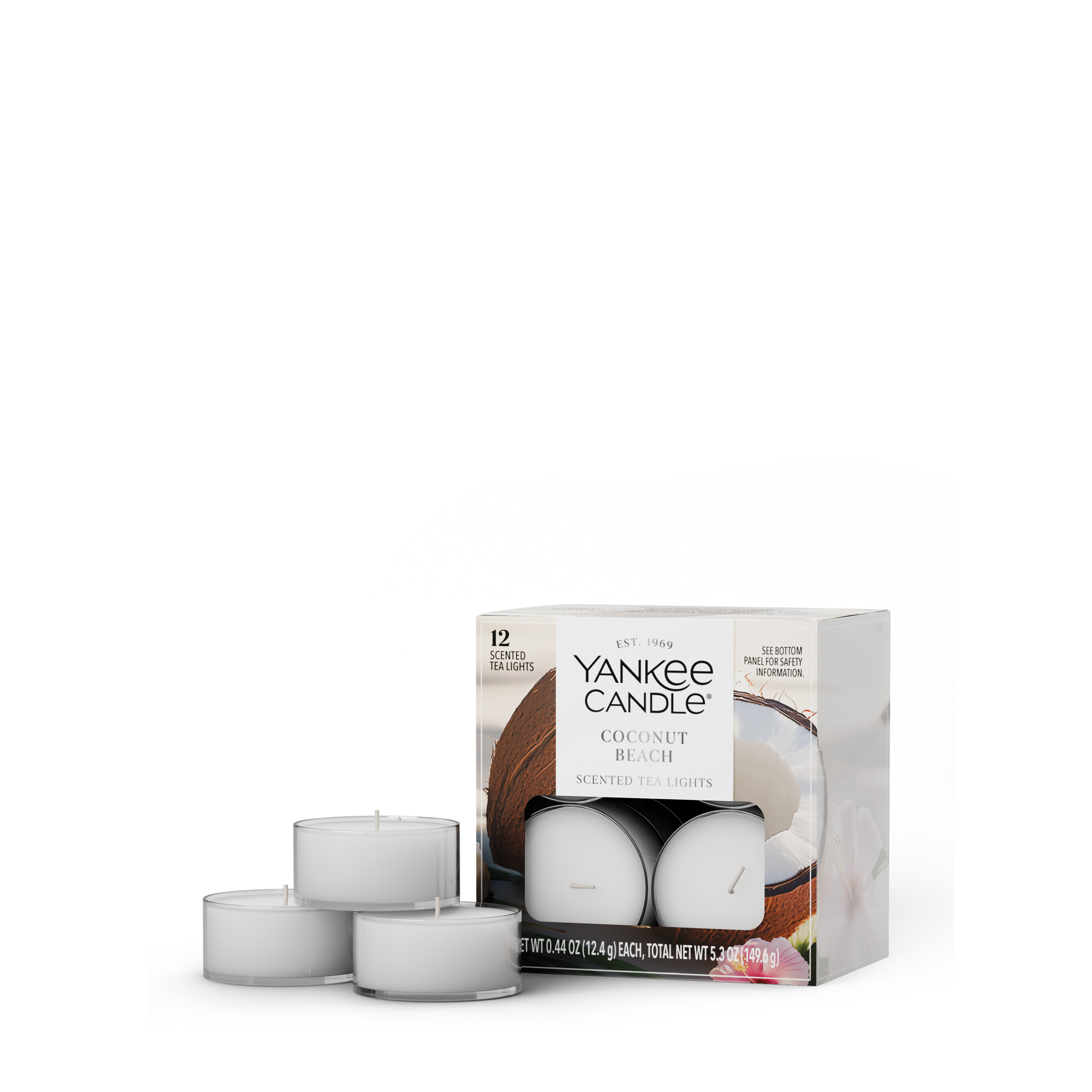 Coconut Beach Tea Light Candles - Thumbnail 2