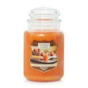 farm fresh peach large jar candle