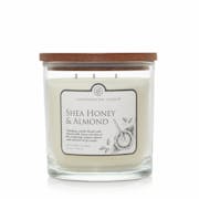 botany collection shea honey and almond 3 wick tumbler candle