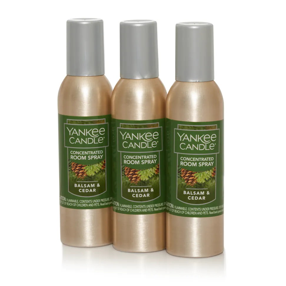 three balsam and cedar concentrated room sprays