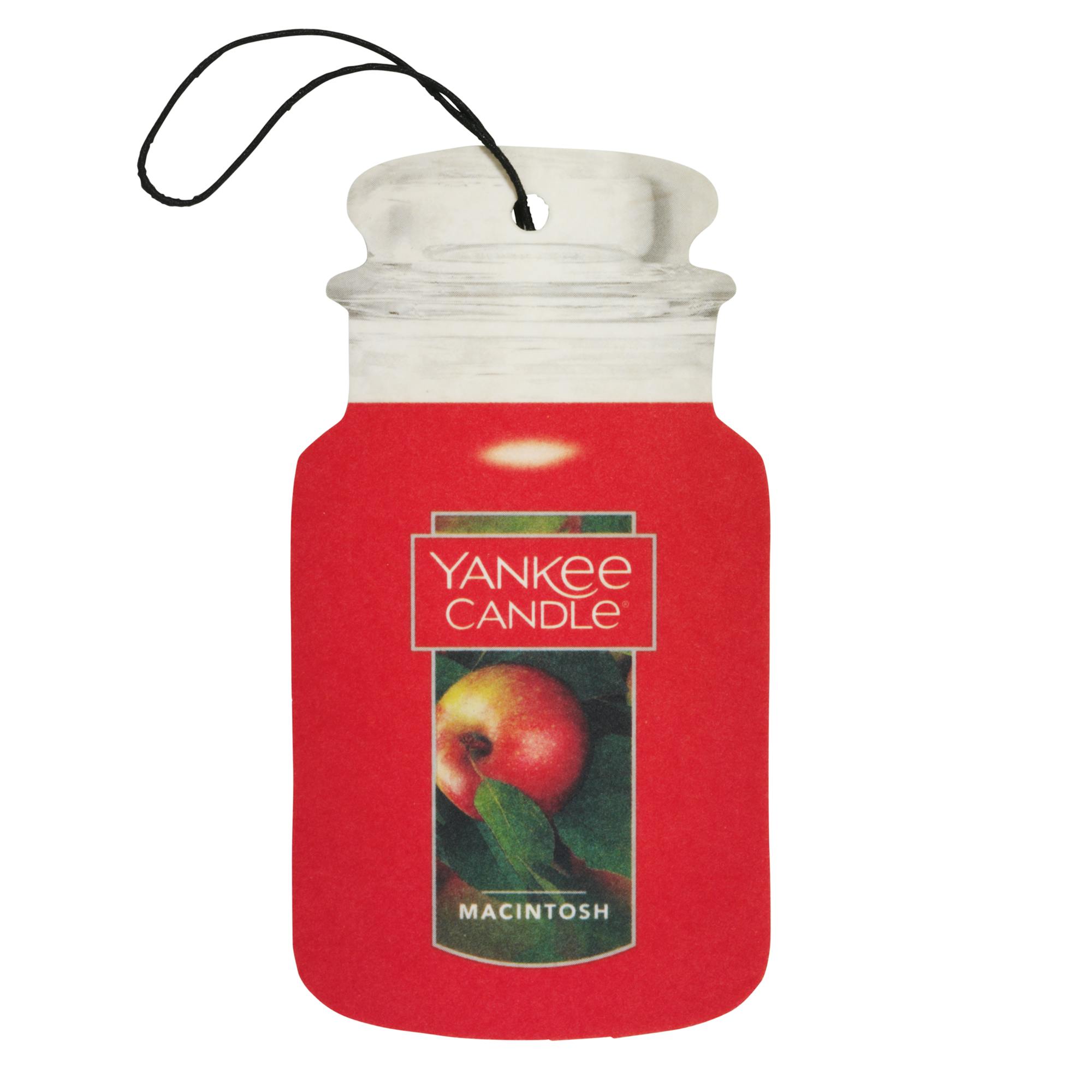 Yankee Candle Macintosh Car Jar, 0.32 oz In Red