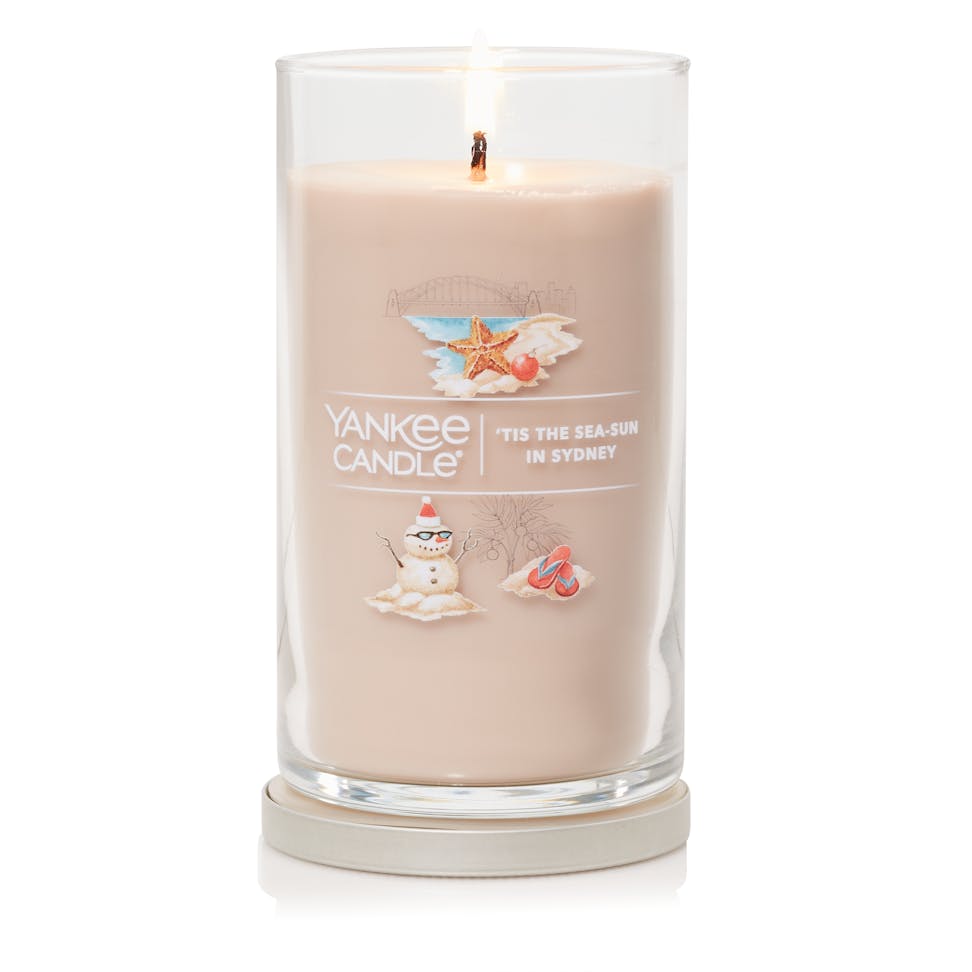 Passport to the Holidays Collection 'Tis the Sea-Sun in Sydney Signature Medium Pillar Candle