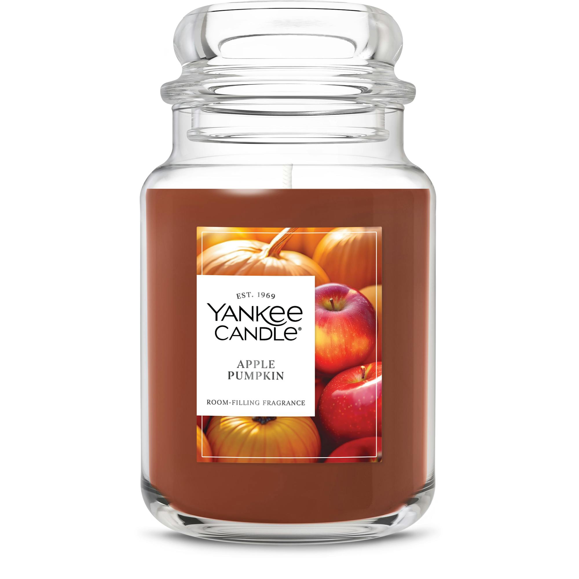 Yankee Candle Apple Pumpkin Original Large Jar Candles, 22 oz In Brown