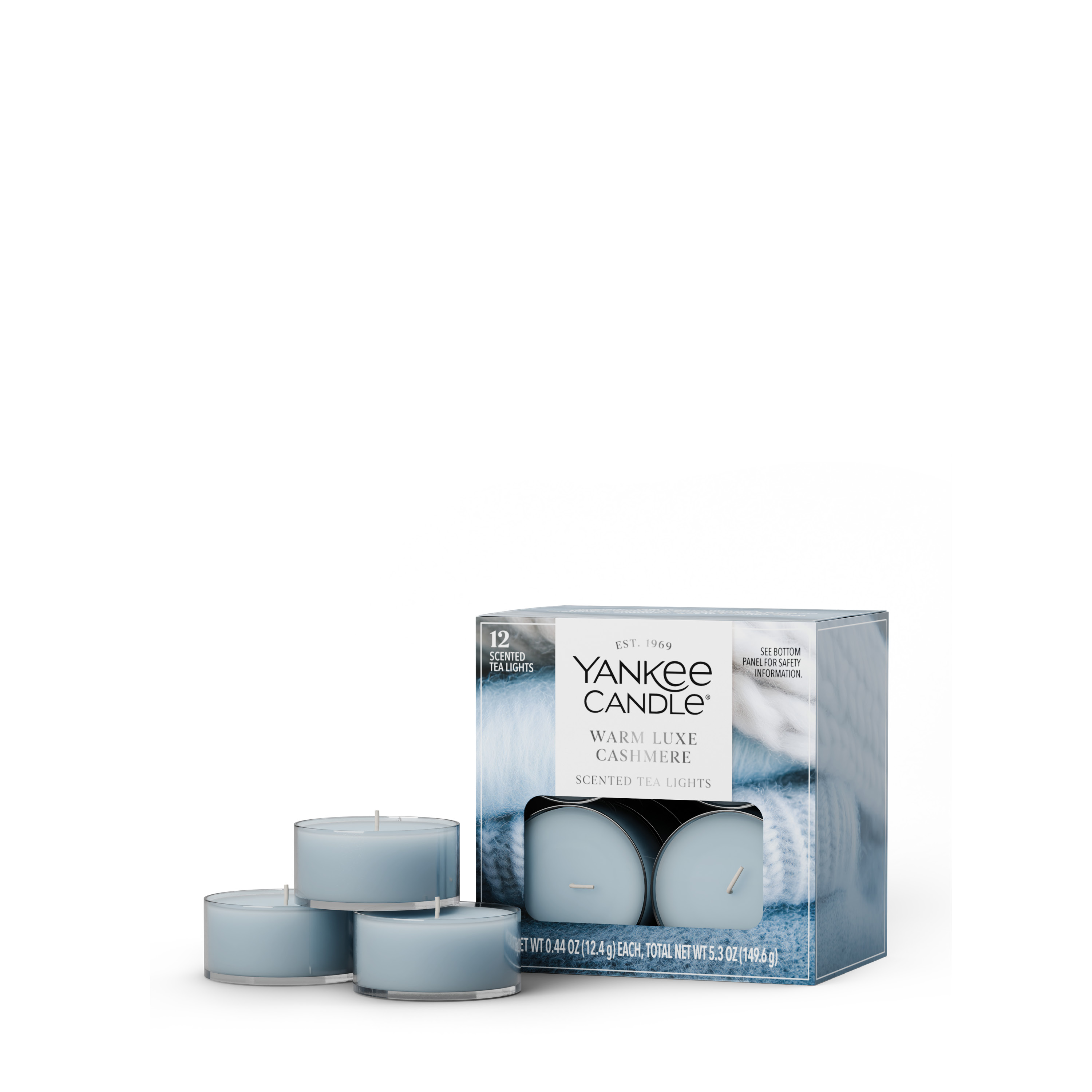 Warm Luxe Cashmere Tea Light Candles