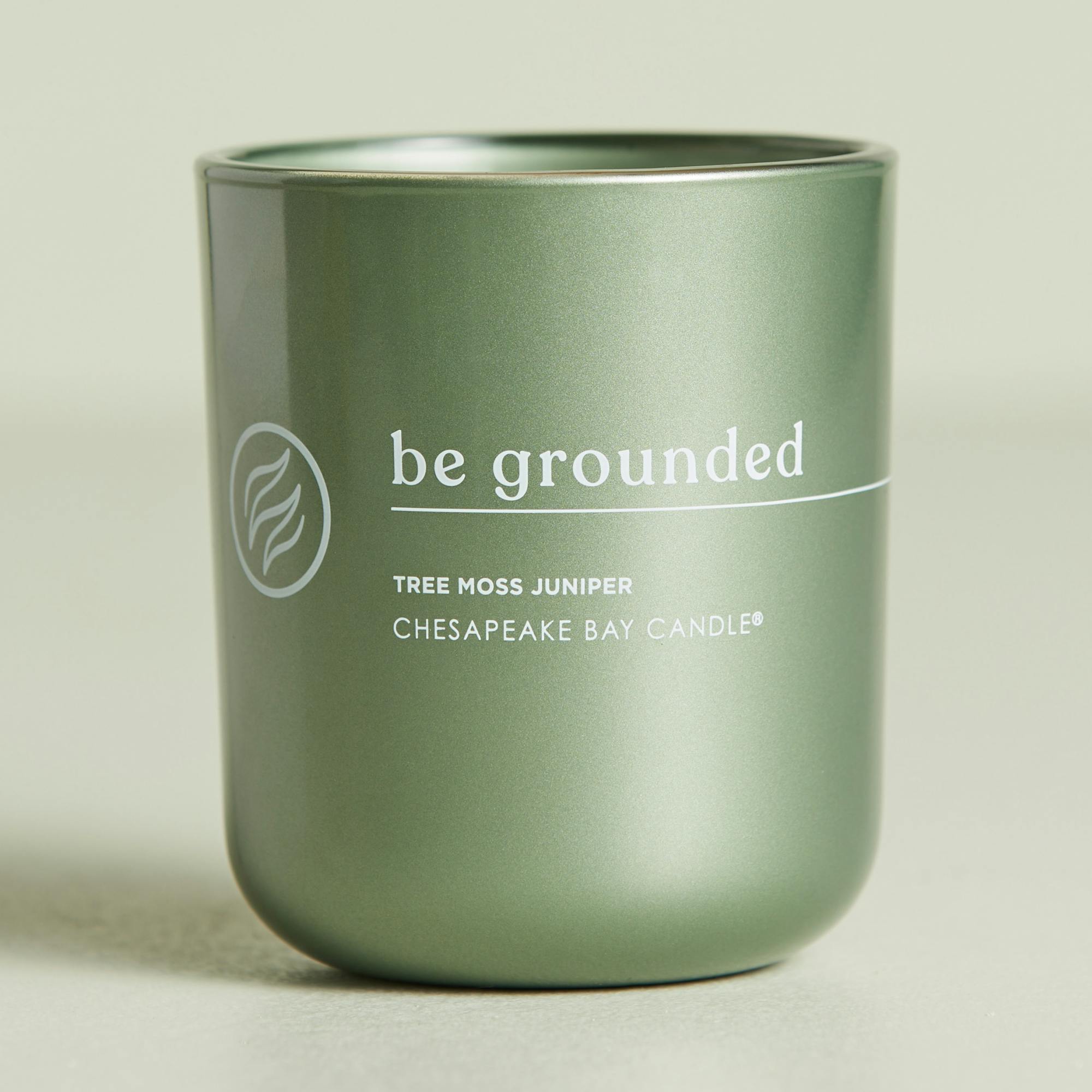 Chesapeake Bay Candle Be Grounded: Find Your Center (tree Moss Juniper) Intentions Collection, 13 oz
