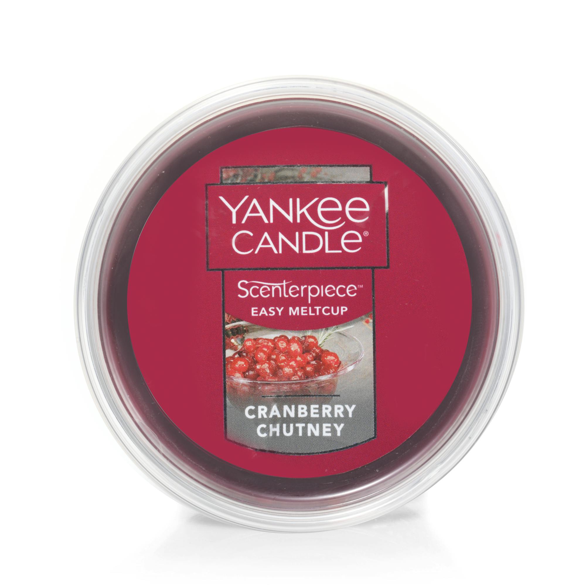 Yankee Candle Cranberry Chutney Scenterpiece Easy Meltcup, 2.2 oz In Red