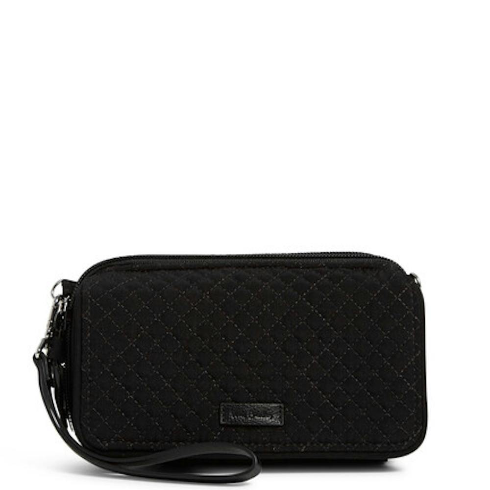 Zip ID Case Vera Bradley Performance Black Twill