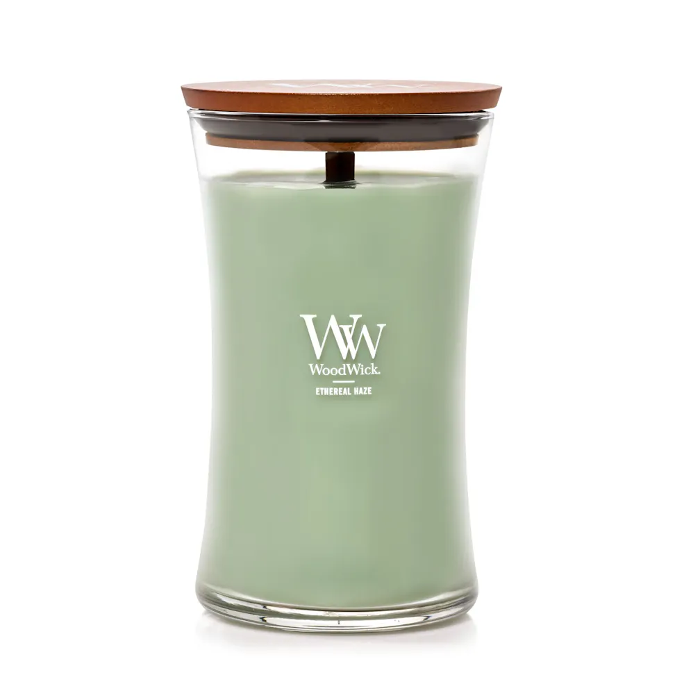 WoodWick Vapour Trails Collection Ethereal Haze Large Hourglass Candle