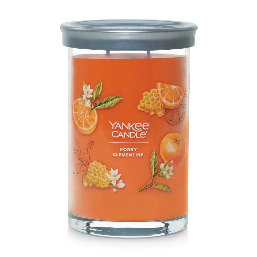 honey clementine signature large 2 wick tumbler candle