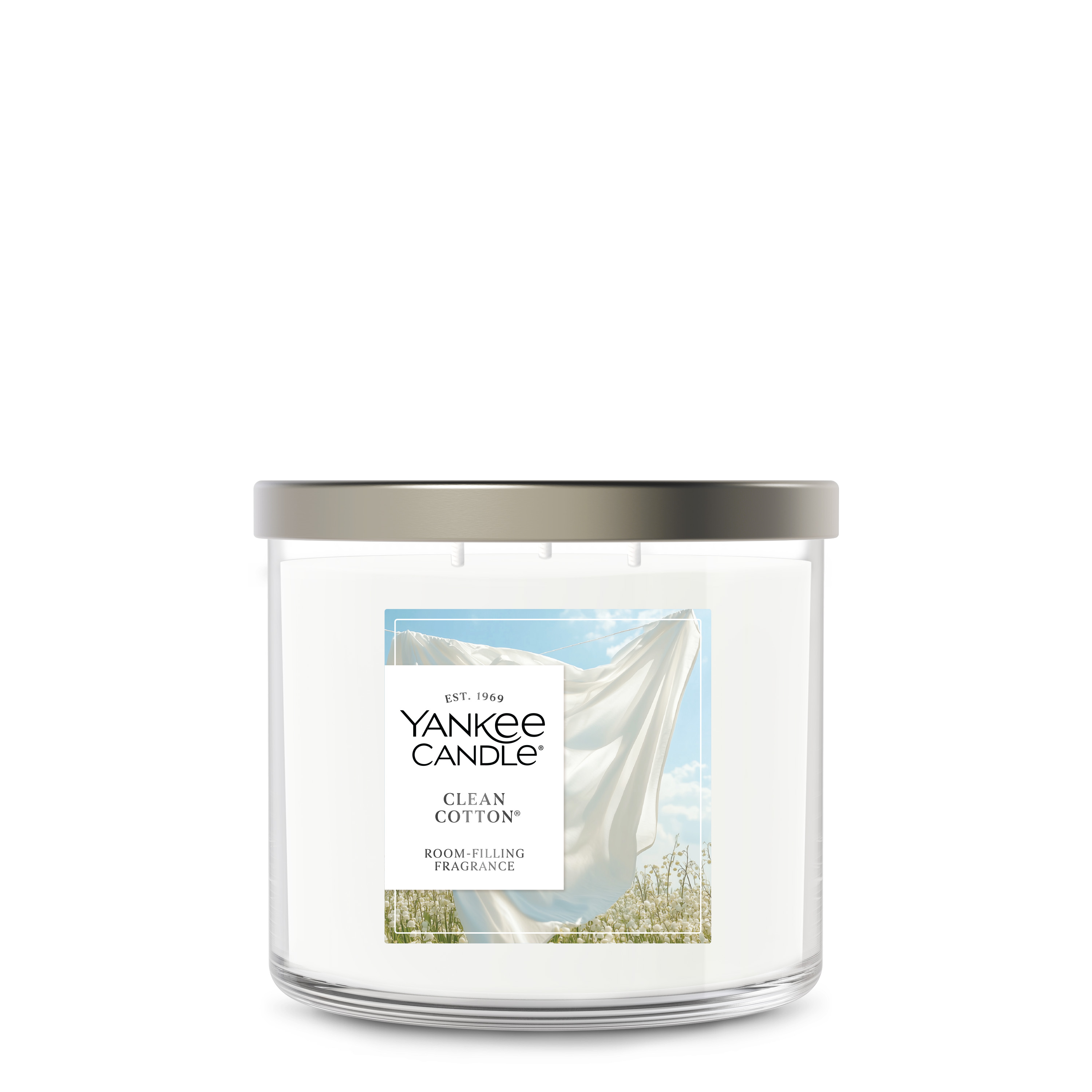 Yankee Candle Large Classic Jar in Clean Cotton - Thumbnail 4