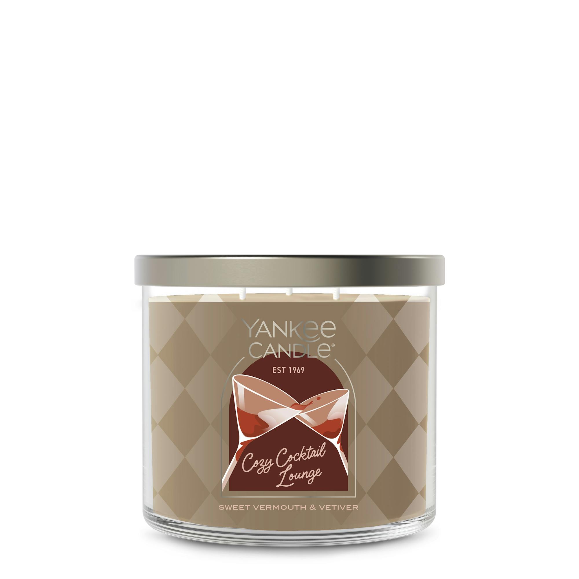 Yankee Candle Cozy Cocktail Lounge 3-wick Candles, 14.5 oz In Brown