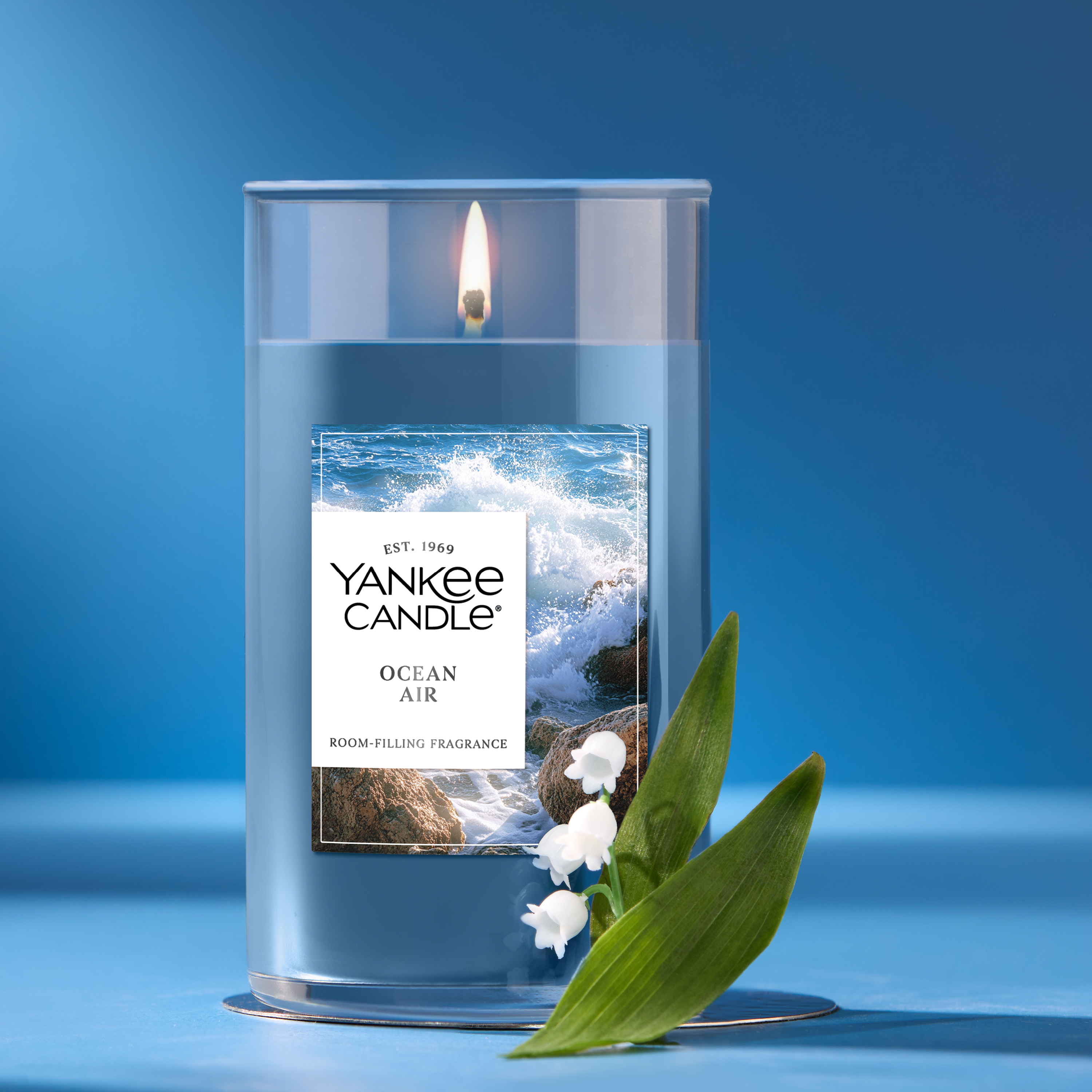 Ocean Air Medium Pillar Candle