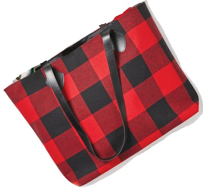 Buffalo Plaid Tote