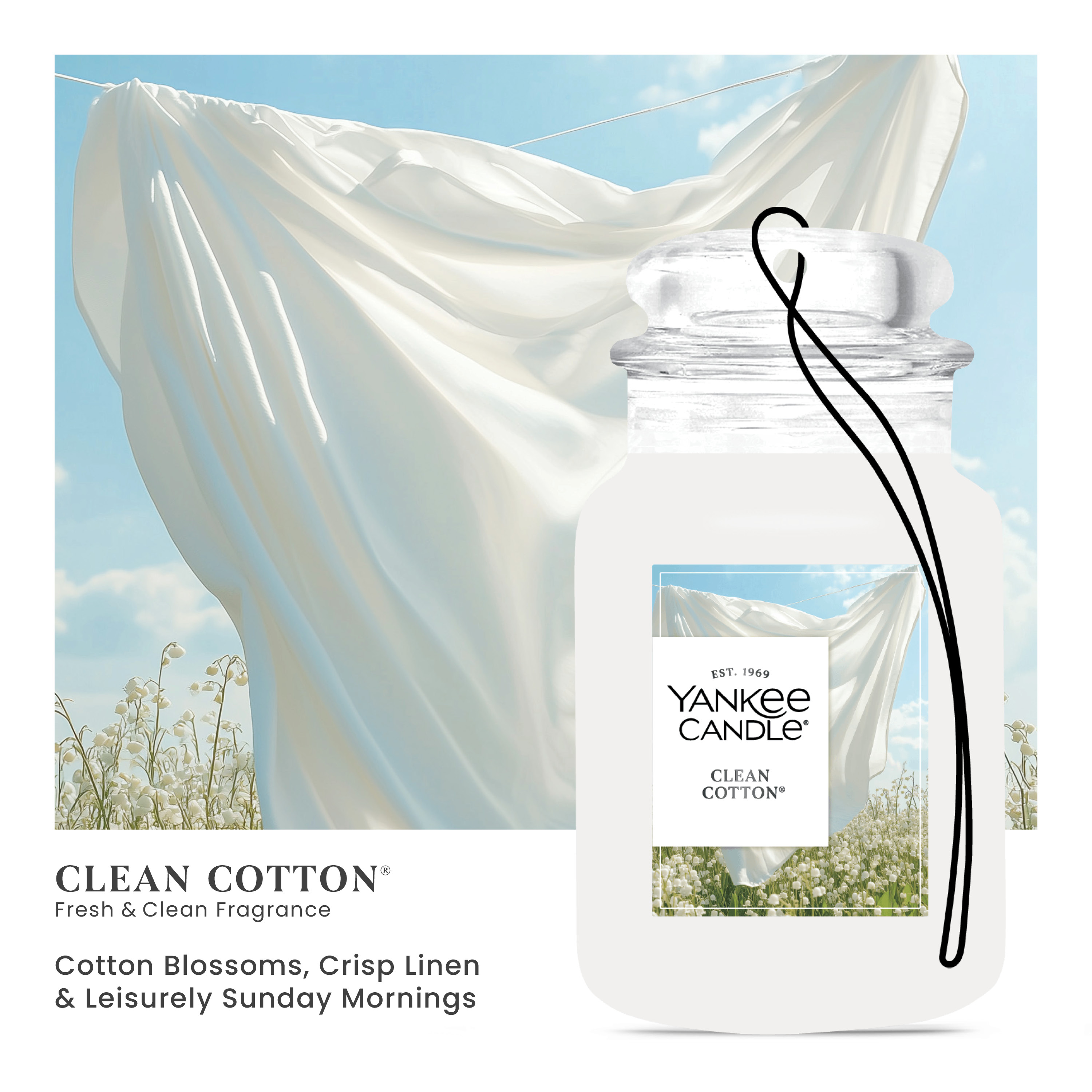 Clean Cotton | Fresh Home Scents | Yankee Candle