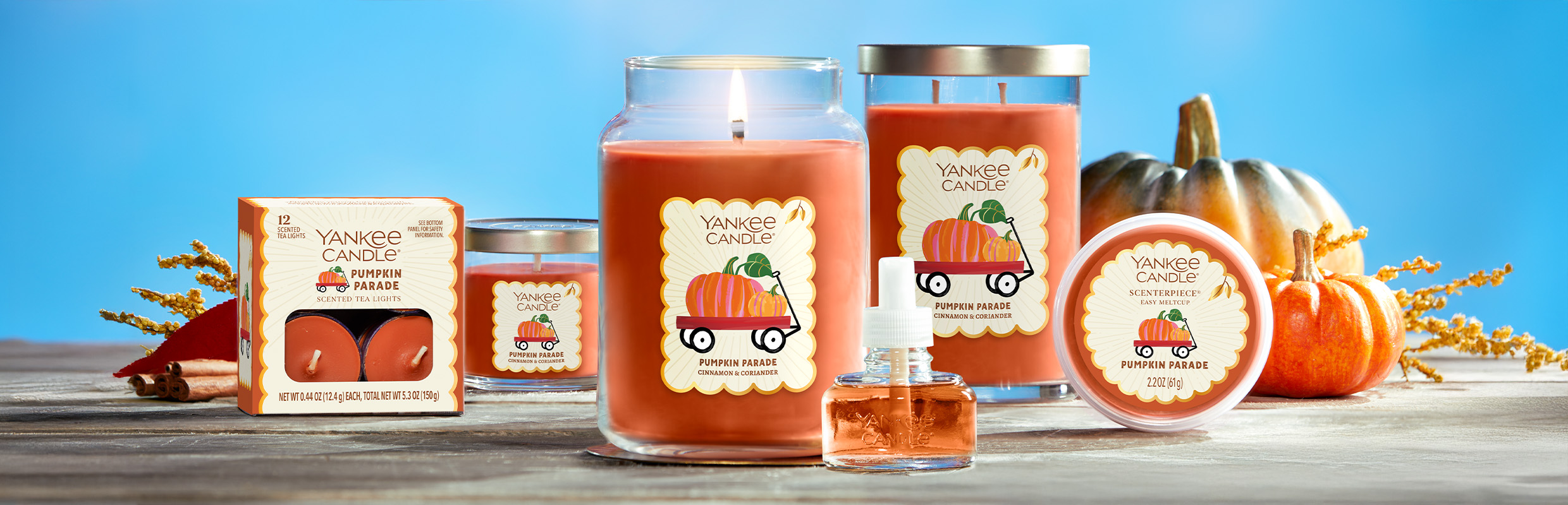 Pumpkin Parade Candles