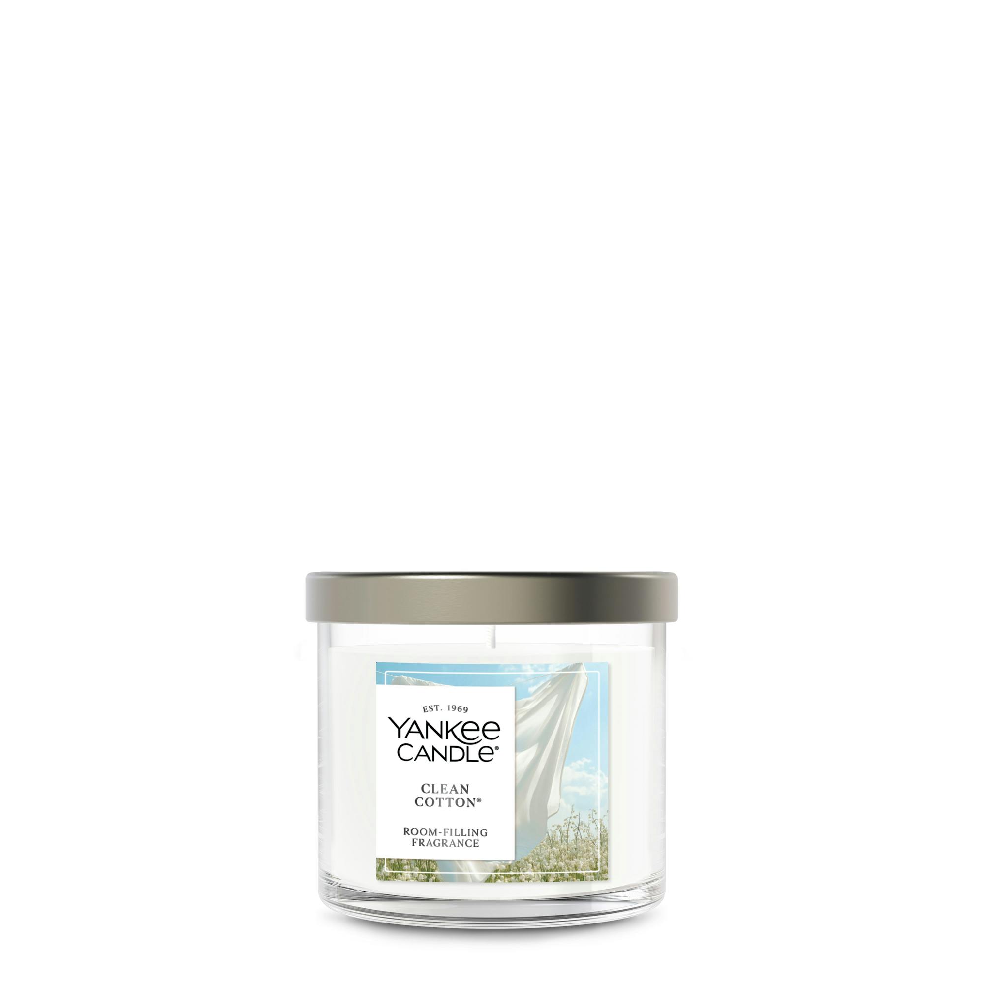 Yankee Candle Clean Cotton Small Tumbler Candle, 4.3 oz