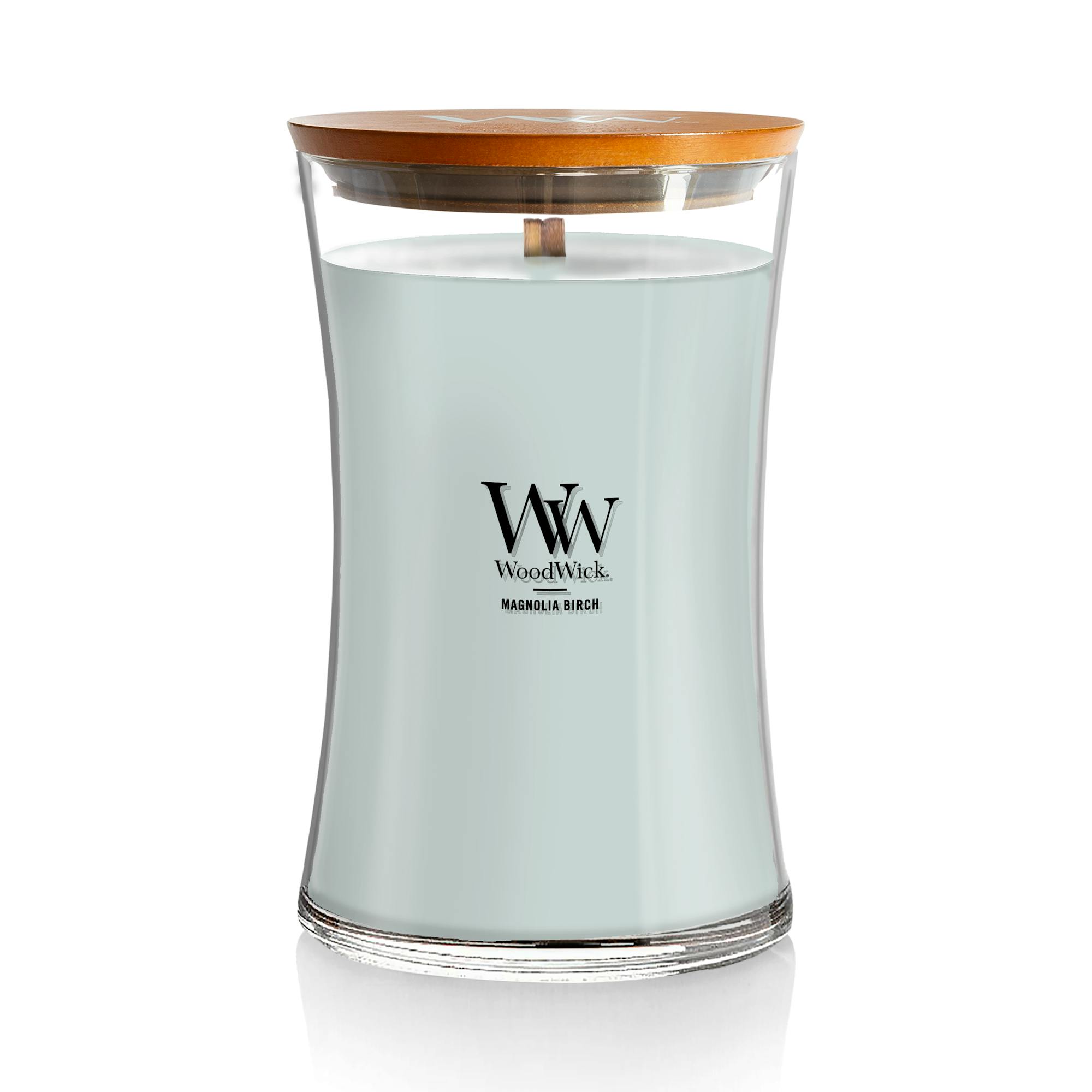 Woodwick Magnolia Birch  Large Hourglass Candle
