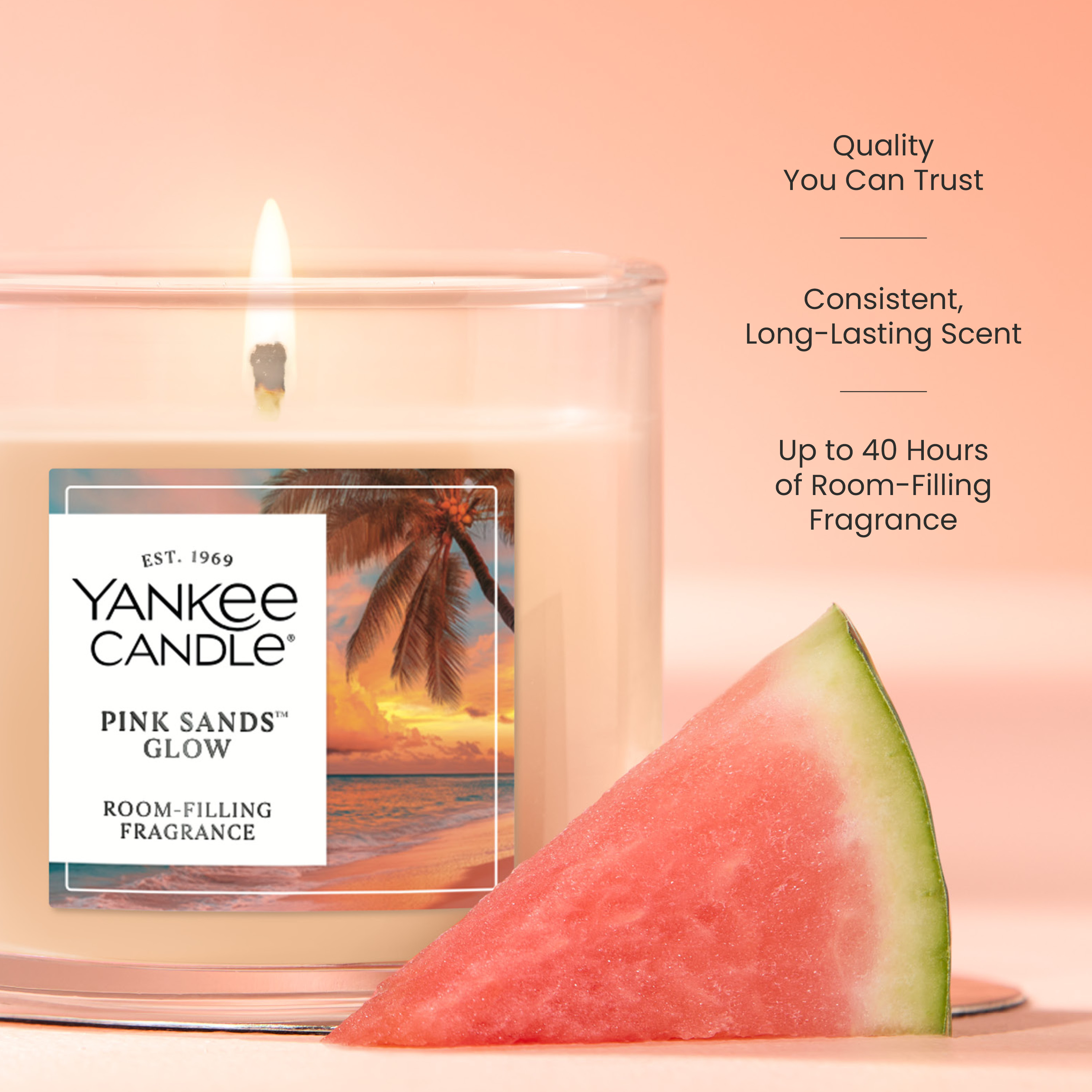 Pink Sands Glow Small Tumbler Candle - Thumbnail 2