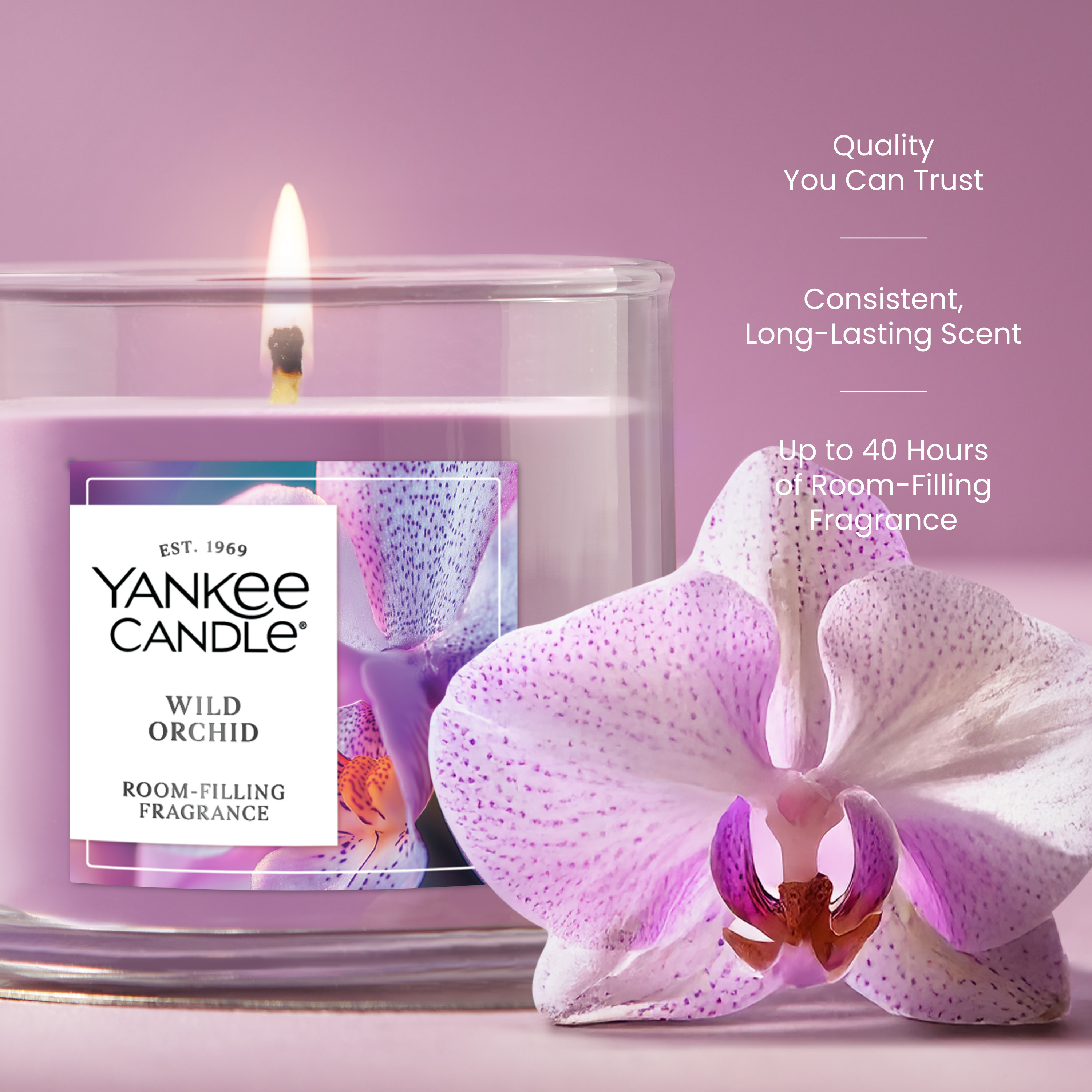 Wild Orchid Small Tumbler Candle