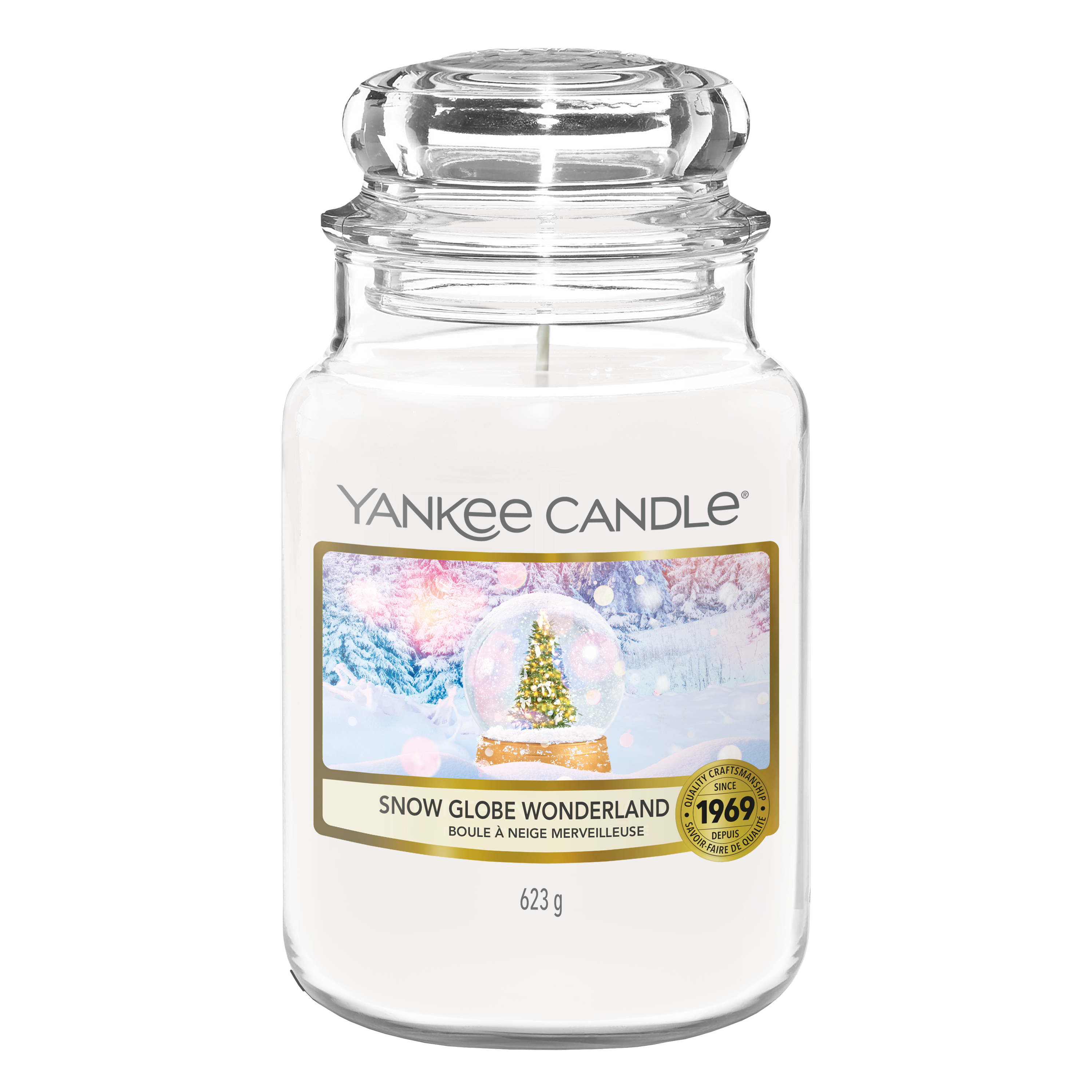 アロマグッズ Yankee Candle  Globe Wonderland Snow Globe Wonderland Original Large Jar Candle | Yankee Candle
