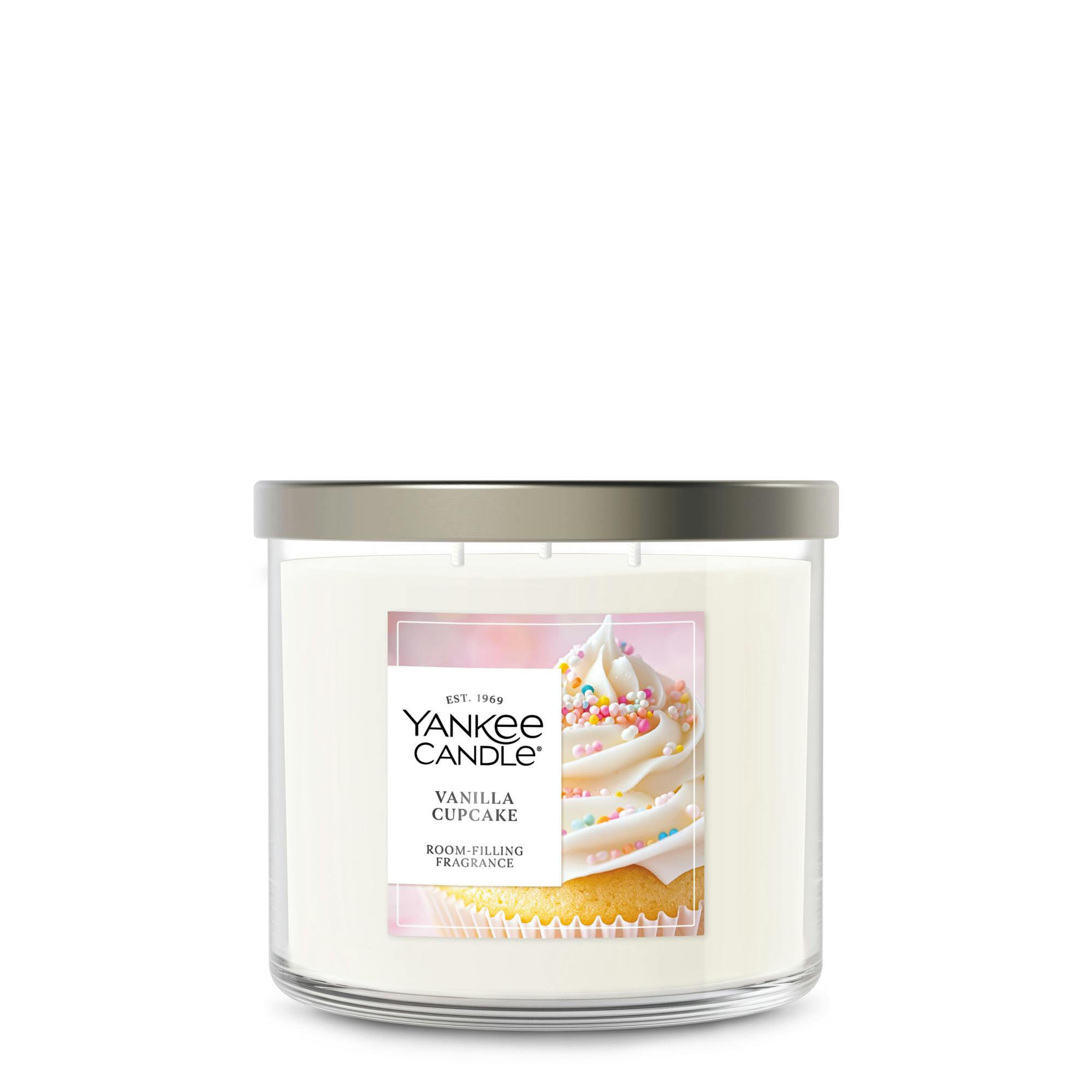 Yankee Candle Vanilla Cupcake 3-wick Candles, 14.5 oz