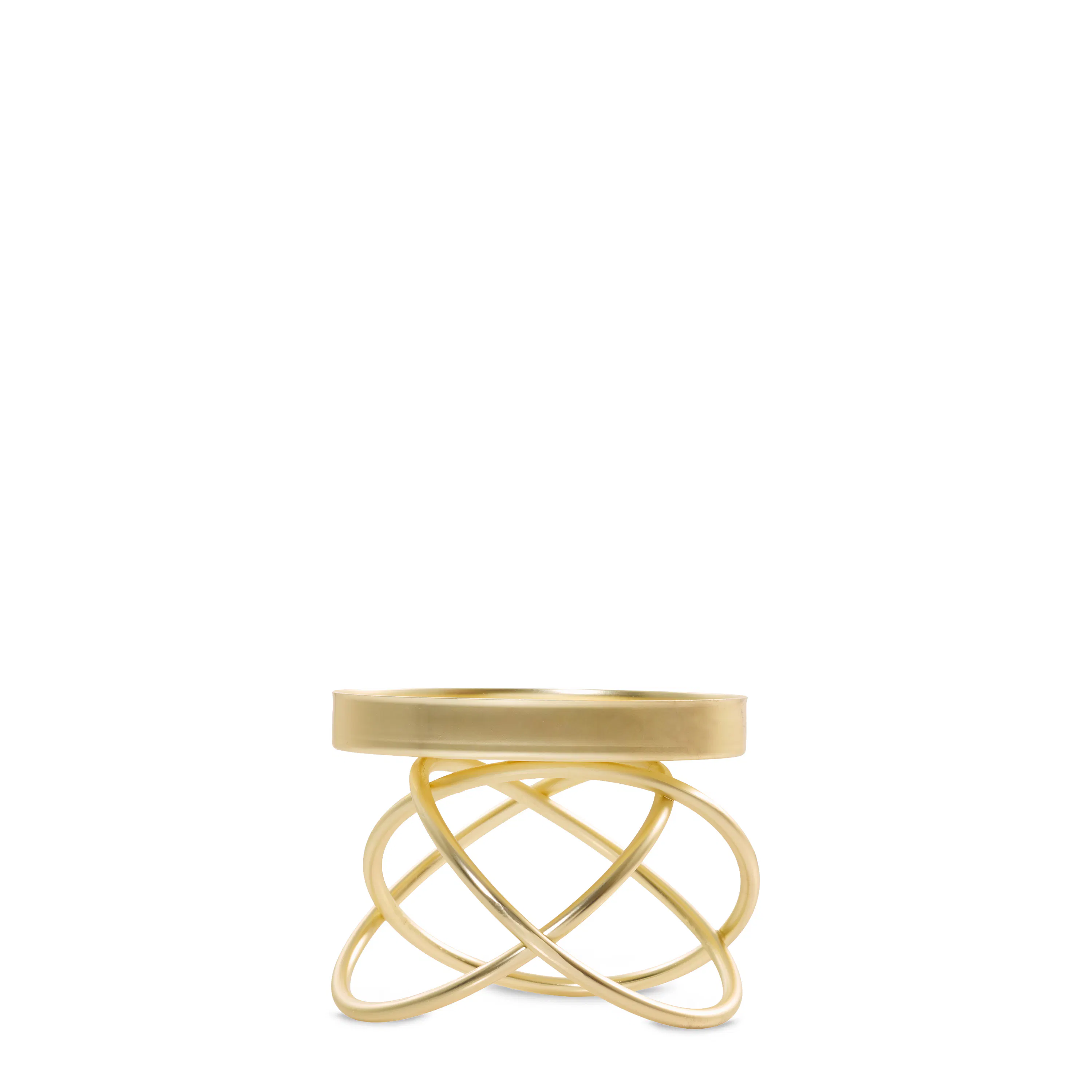 Golden Halo Candle Pedestal