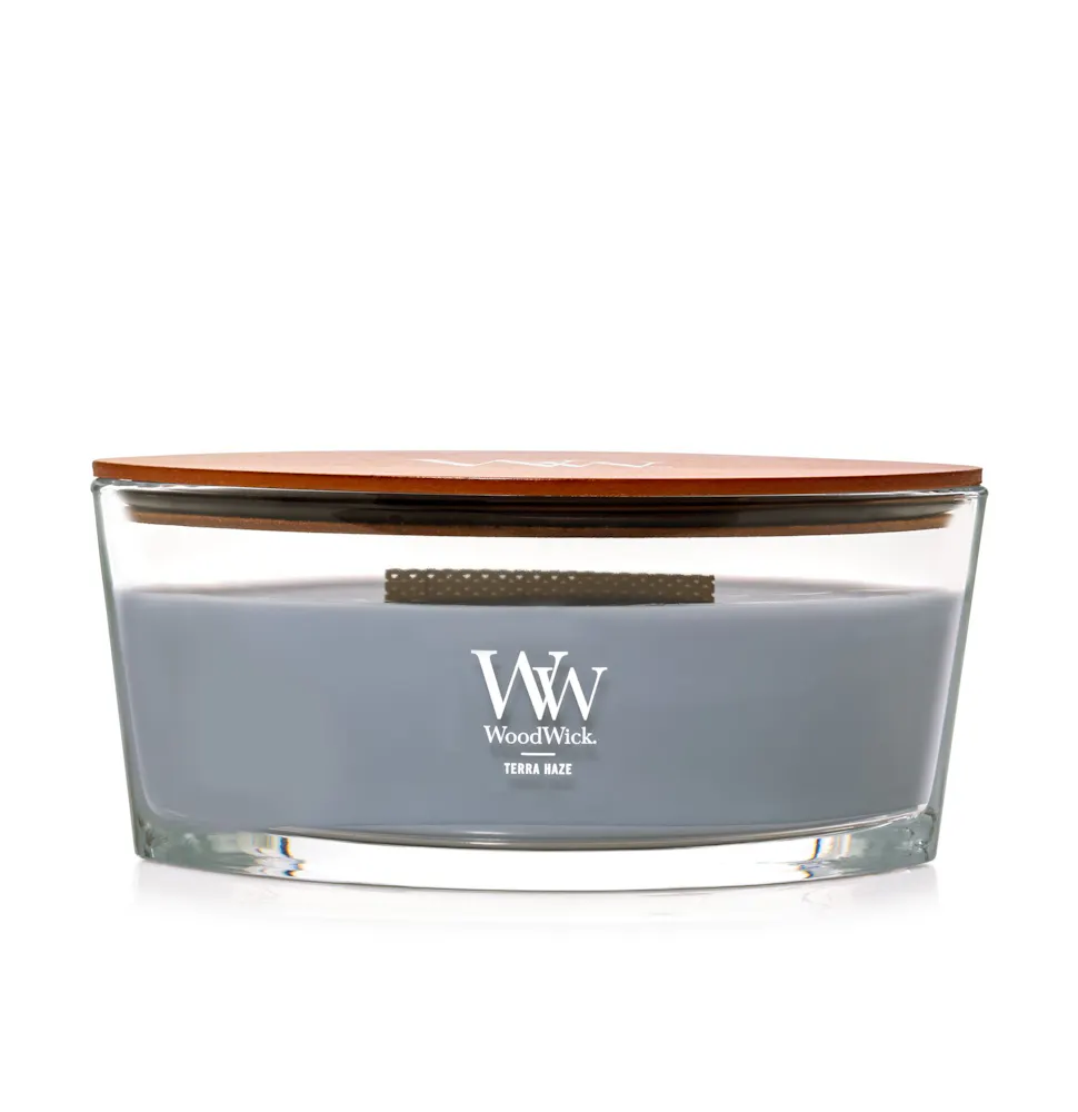 Terra Haze WoodWick® Ellipse Candle - Ellipse Candles | Yankee Candle