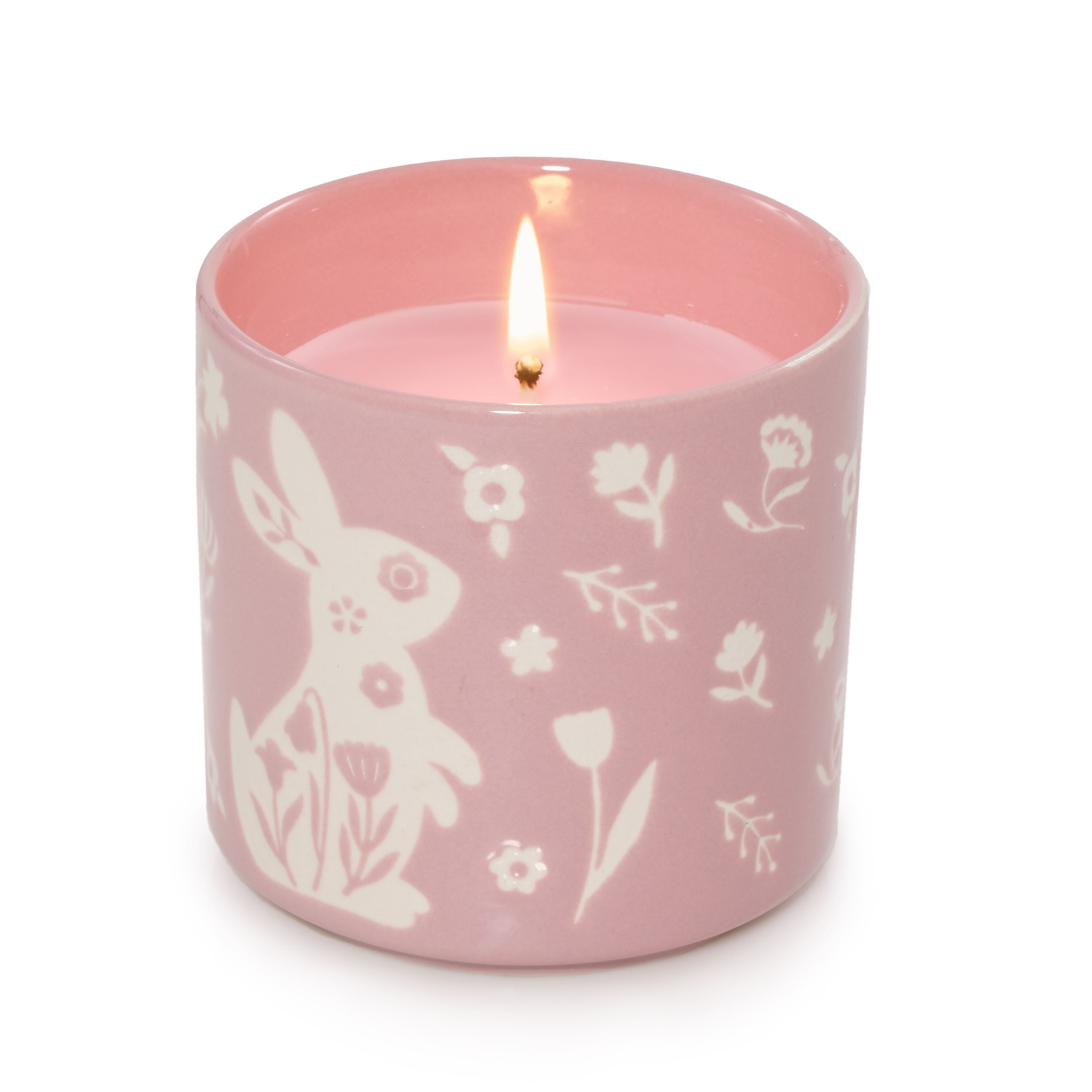Strawberry Bunny Shortcake Decorative Tumbler Candle - Thumbnail 2