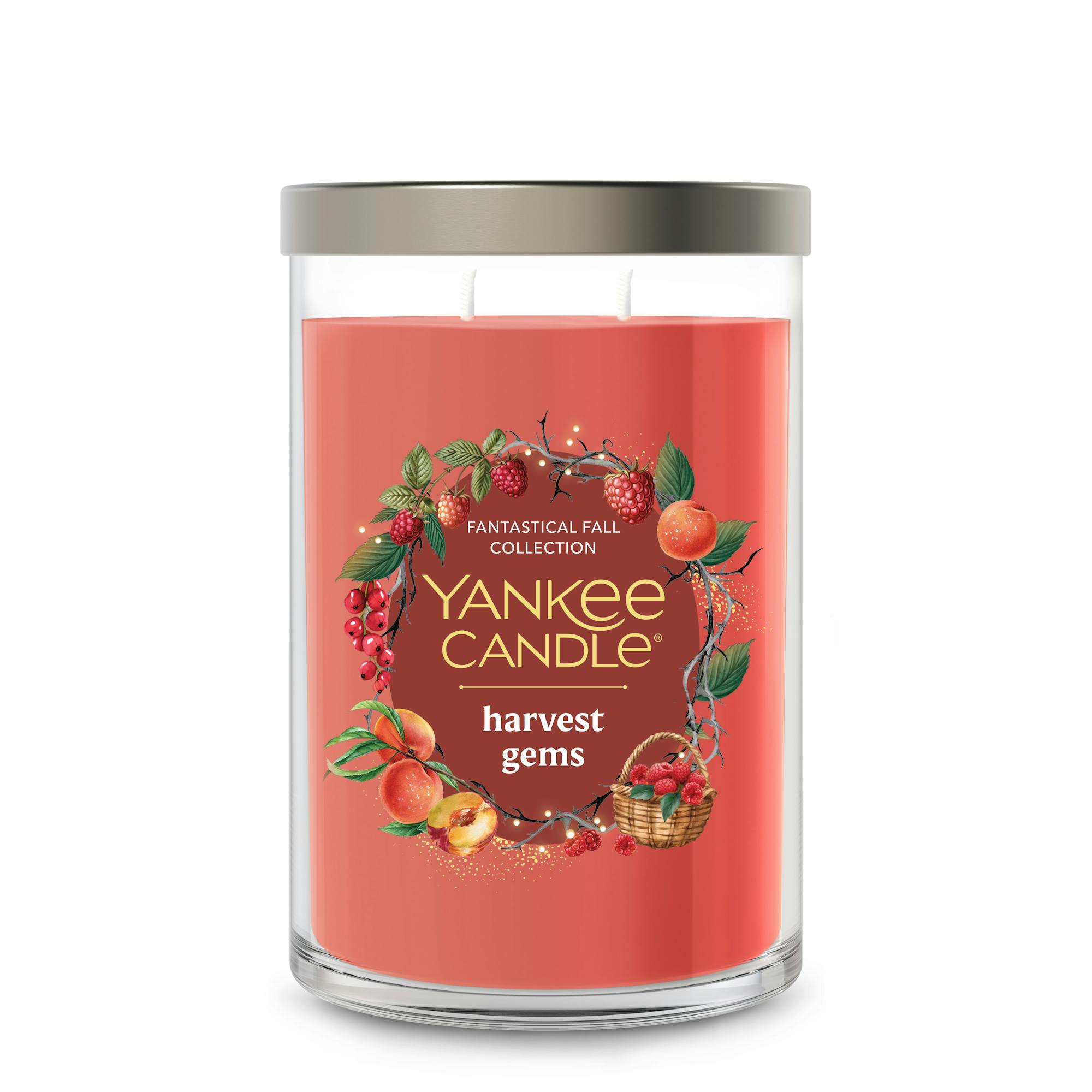 Yankee Candle Harvest Gems Large Tumbler Candles, 20 oz In Pink