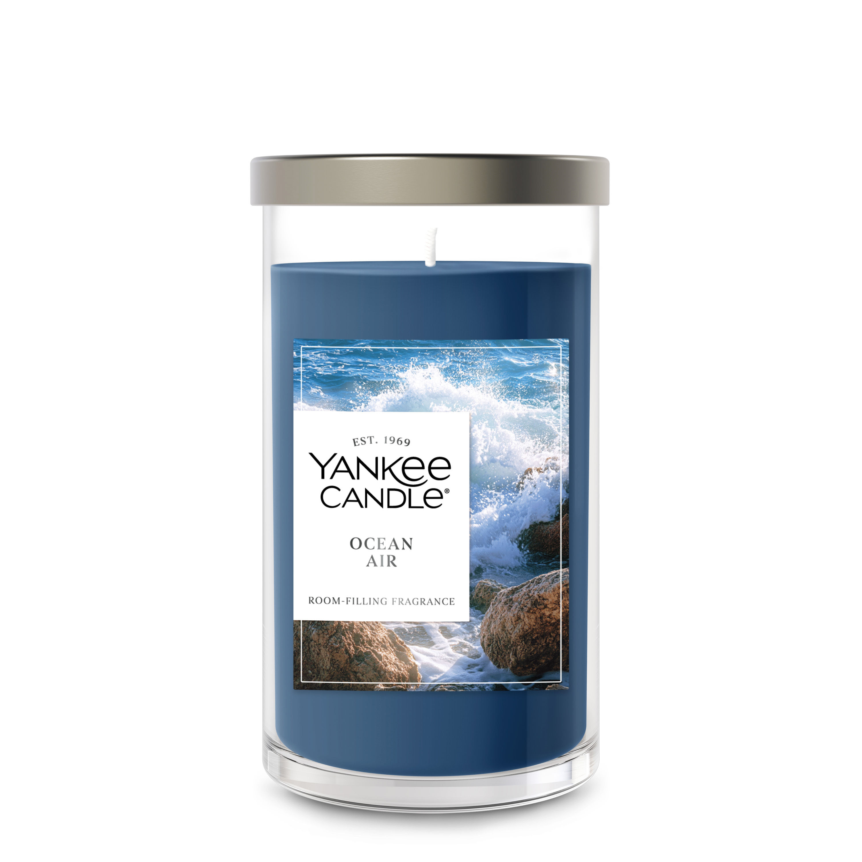 Ocean Air Medium Pillar Candle - Thumbnail 2