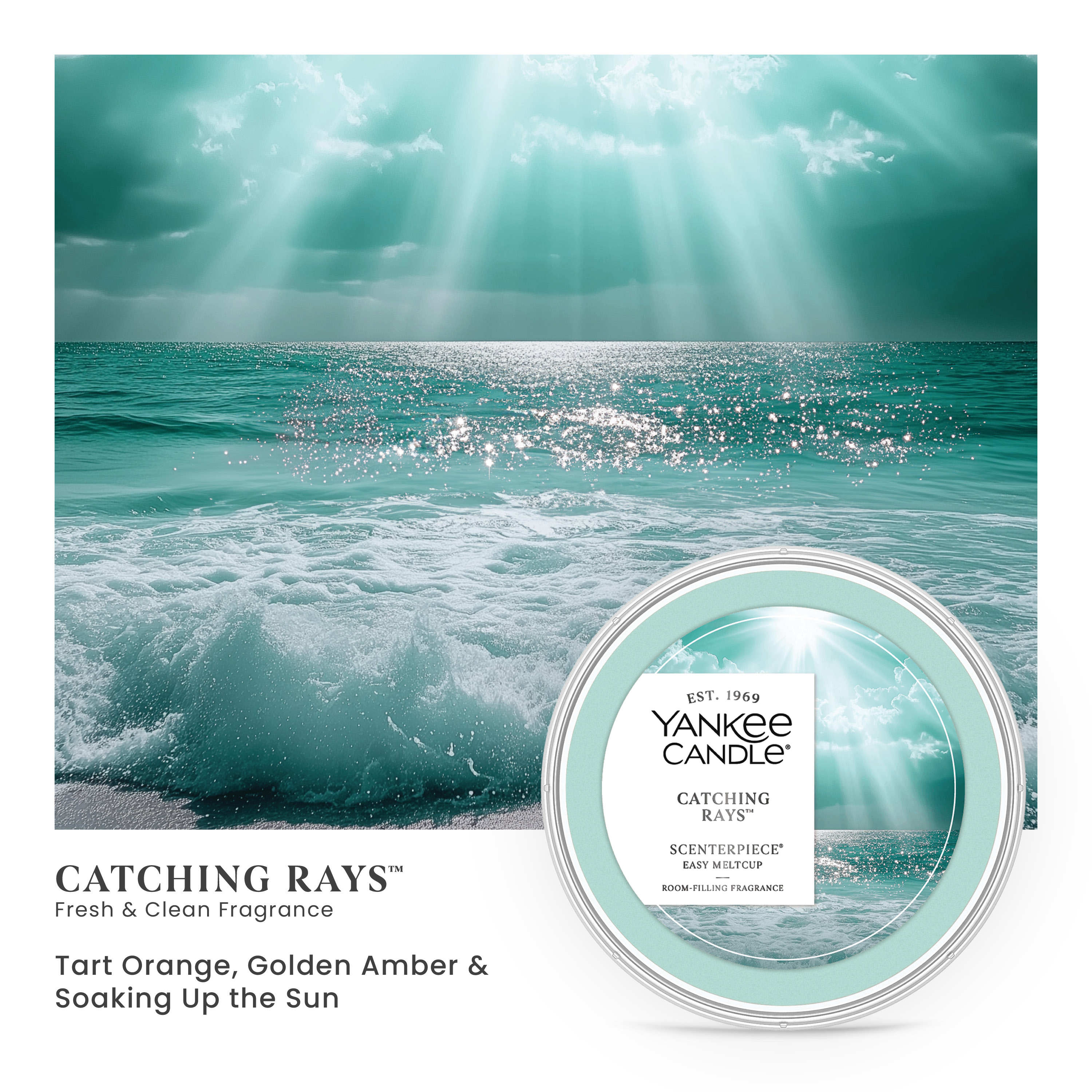 Yankee Candle Catching Rays Scenterpiece MeltCup - Thumbnail 4