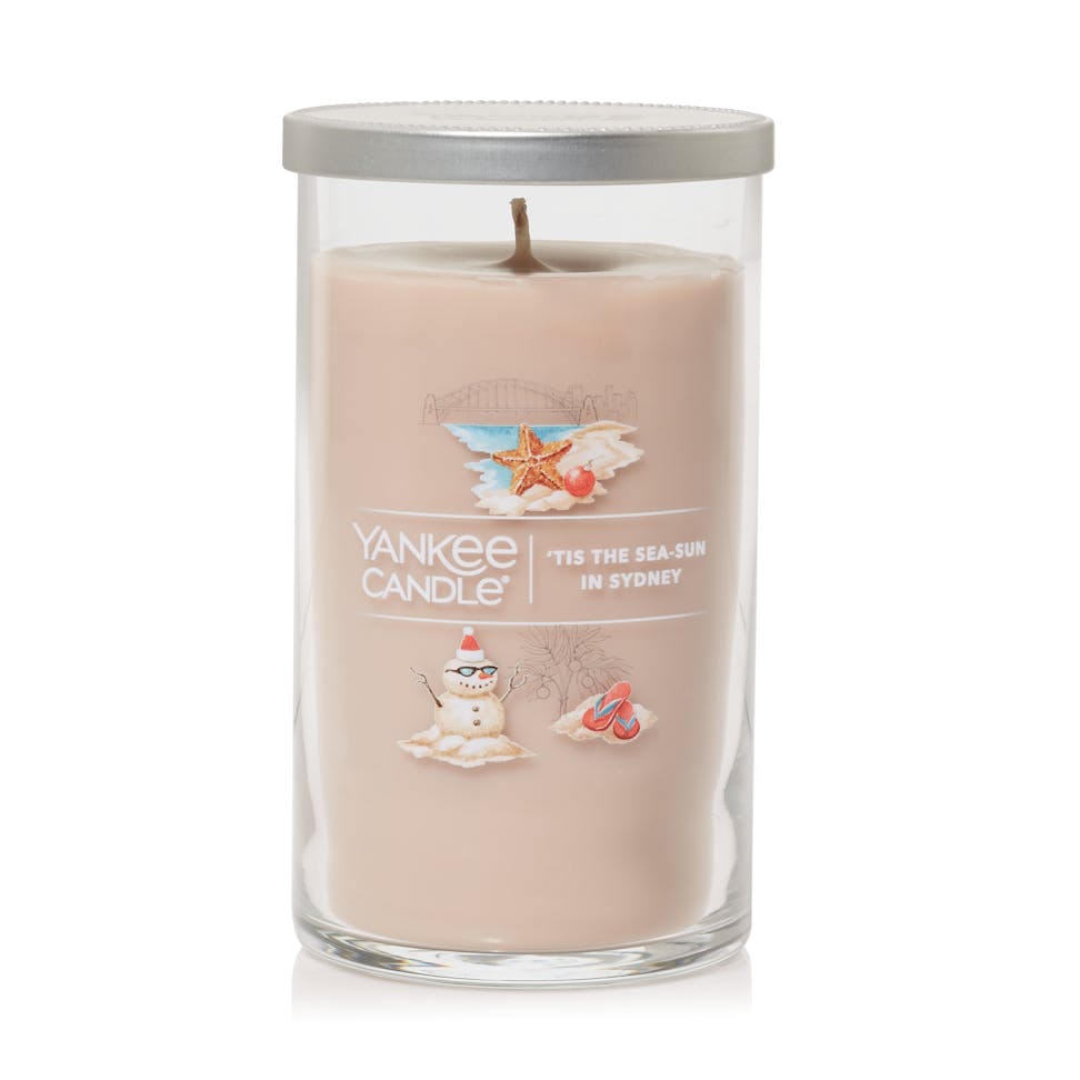 Passport to the Holidays Collection 'Tis the Sea-Sun in Sydney Signature Medium Pillar Candle