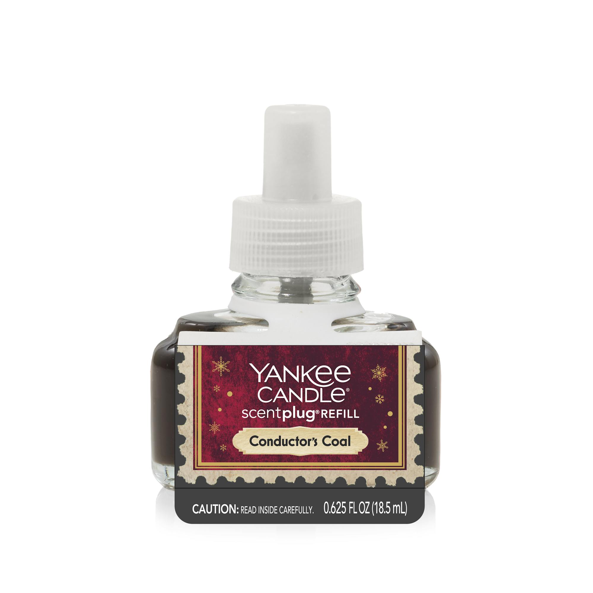Yankee Candle Conductor's Coal Scentplug Refill, 0.625 Fl oz In Black