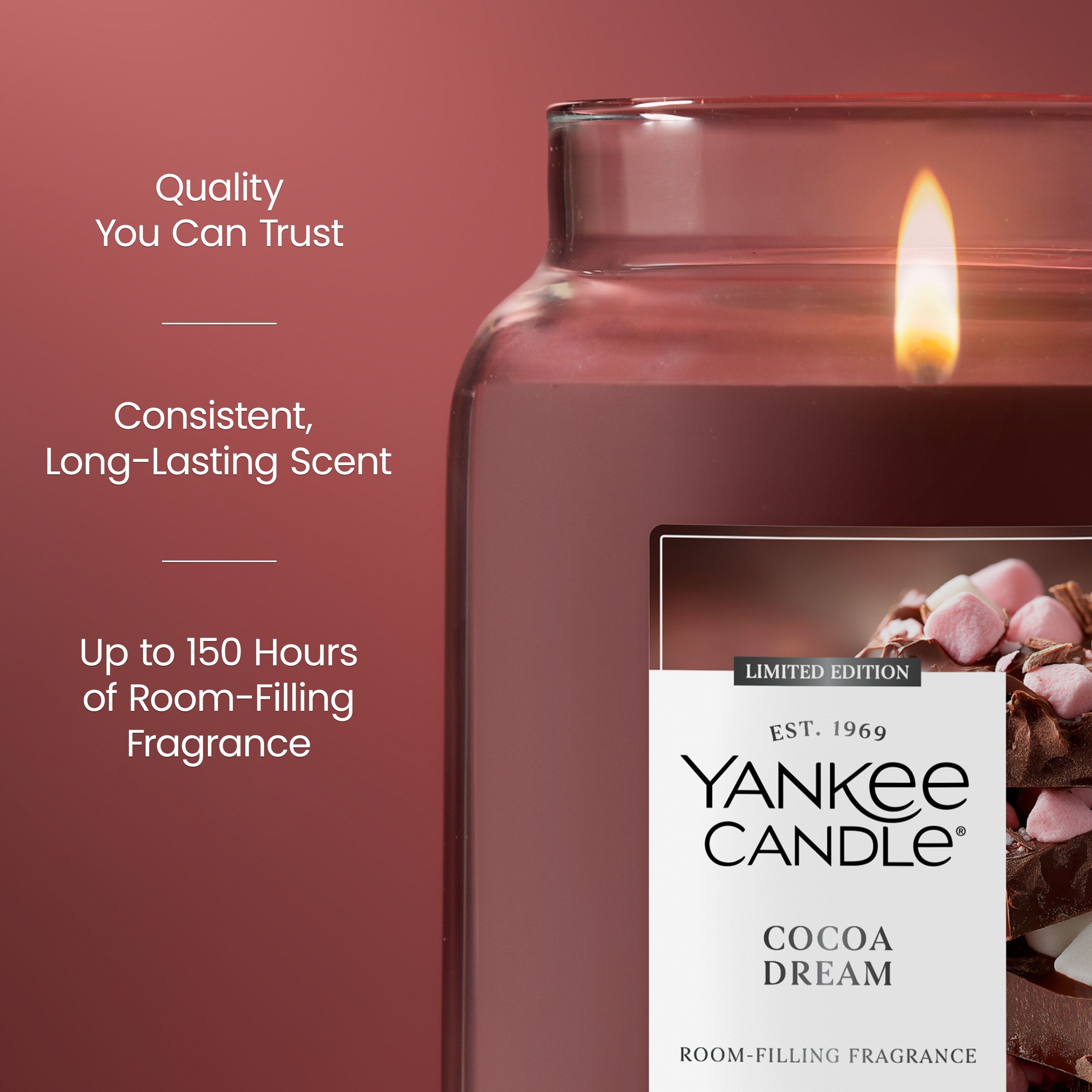 Cocoa Dream Original Large Jar Candle - Thumbnail 2