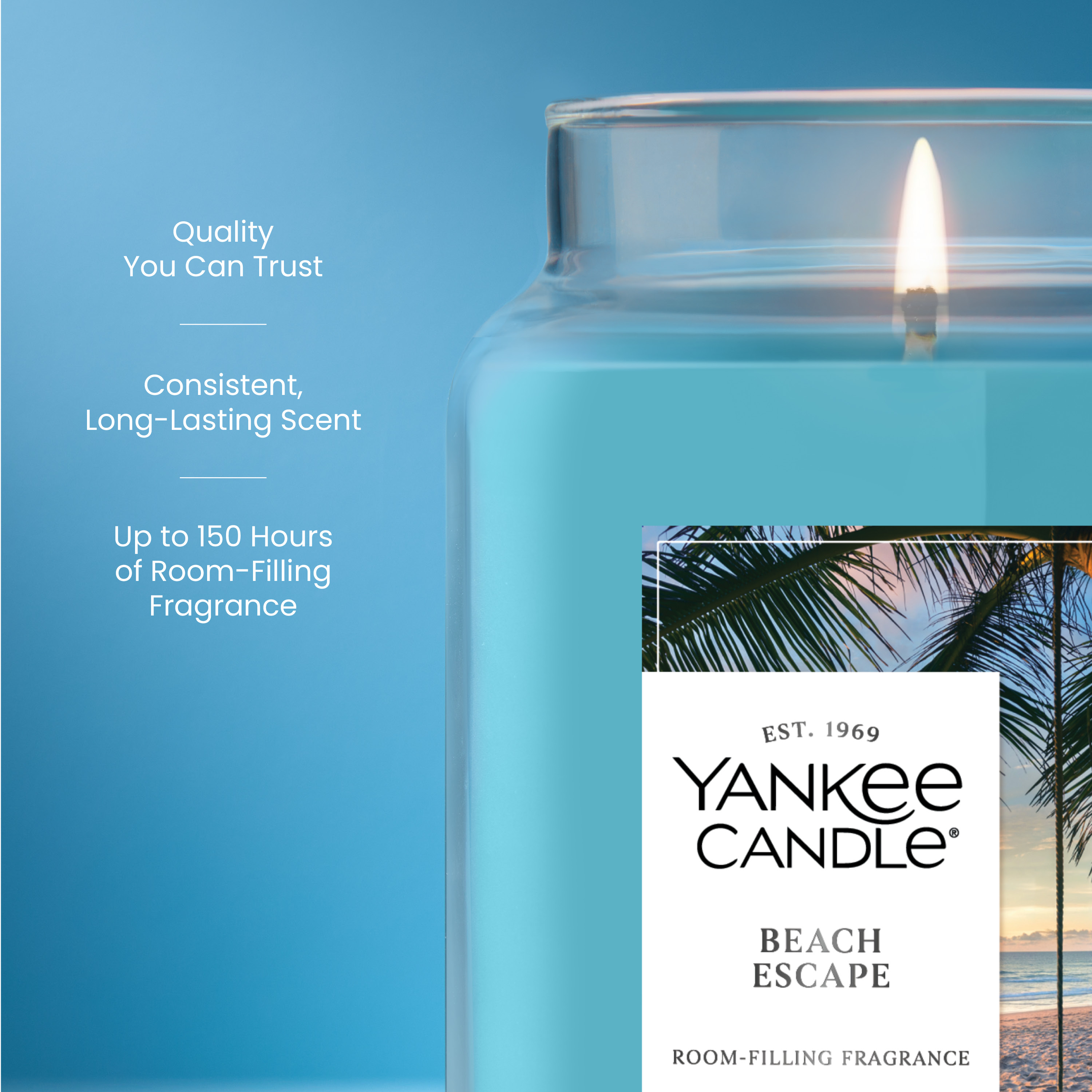 Yankee Candle Beach Escape Original Large Jar Candle - Thumbnail 3