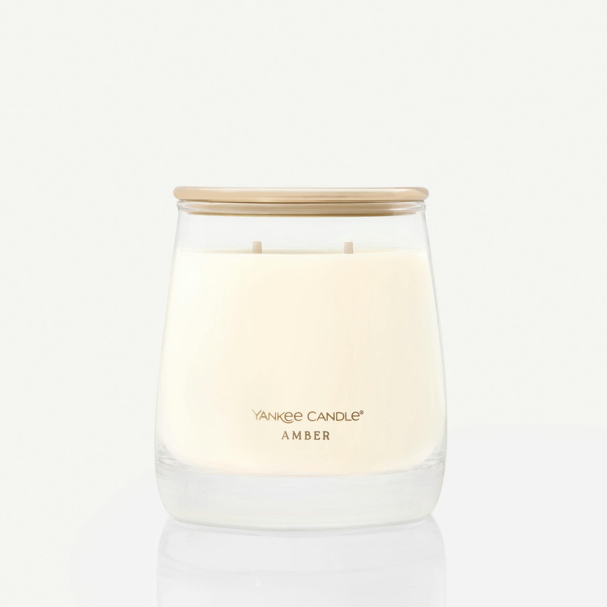 Yankee Candle Amber Premium Medium Jar Candle, 12 oz In Neutral