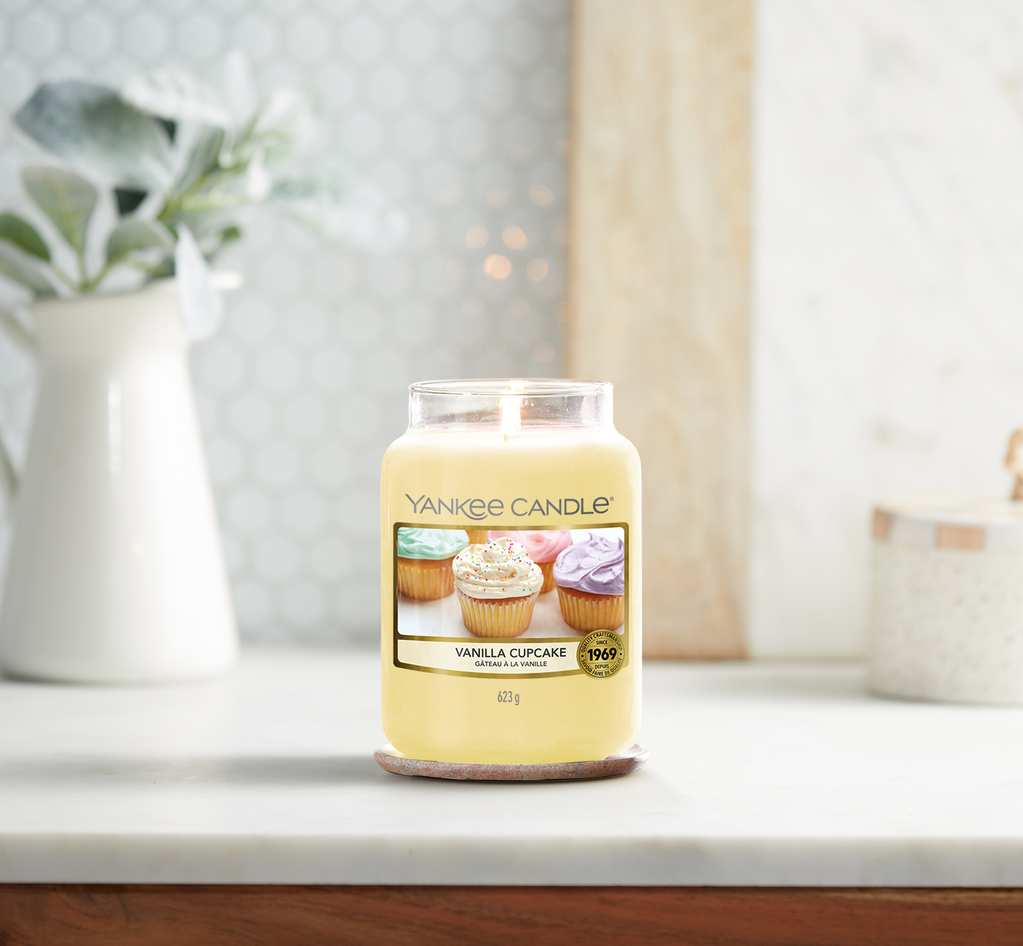 Yankee Candle 'ONE Together' Duftkerze Large – 623g Im Glas, Weiß, Bis Zu 150h Brenndauer