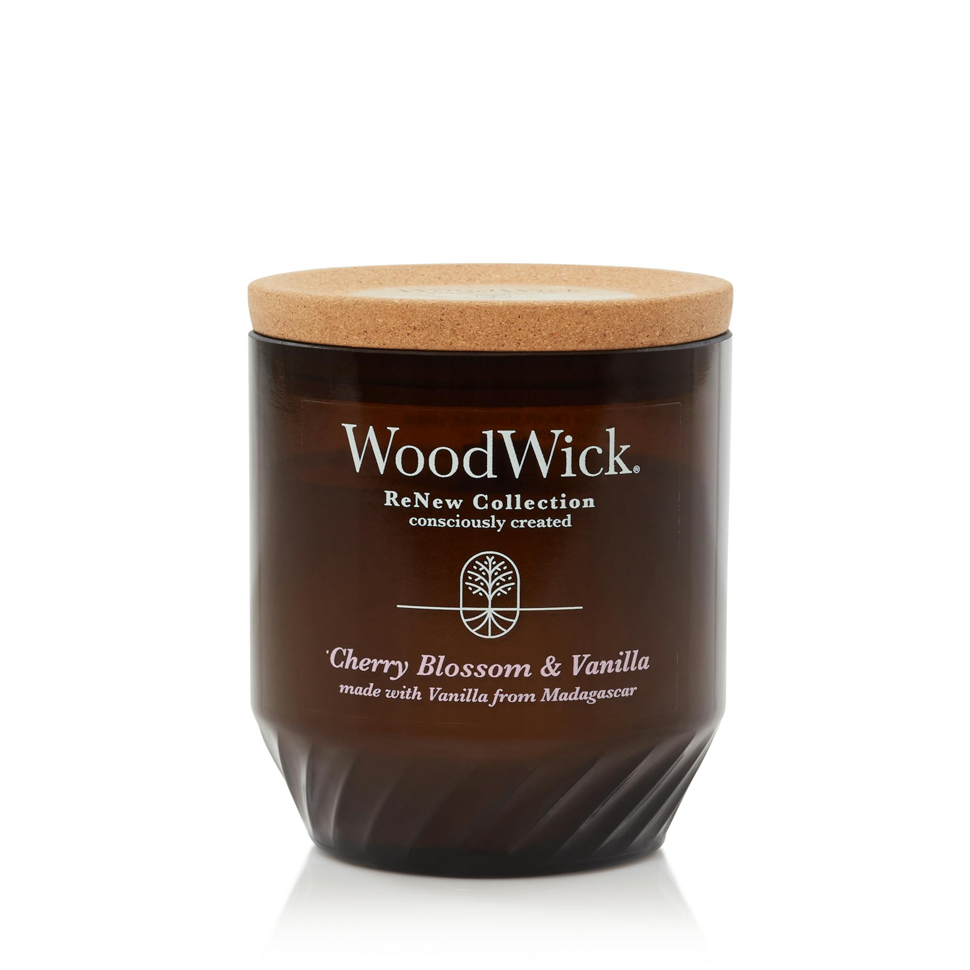 Cherry Blossom & Vanilla WoodWick® Medium ReNew Candle - Medium