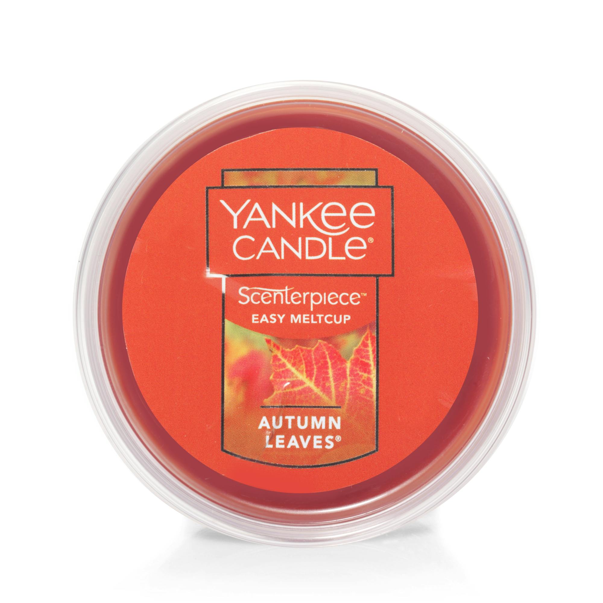 Yankee Candle Autumn Leaves Scenterpiece Easy Meltcup, 2.2 oz In Orange