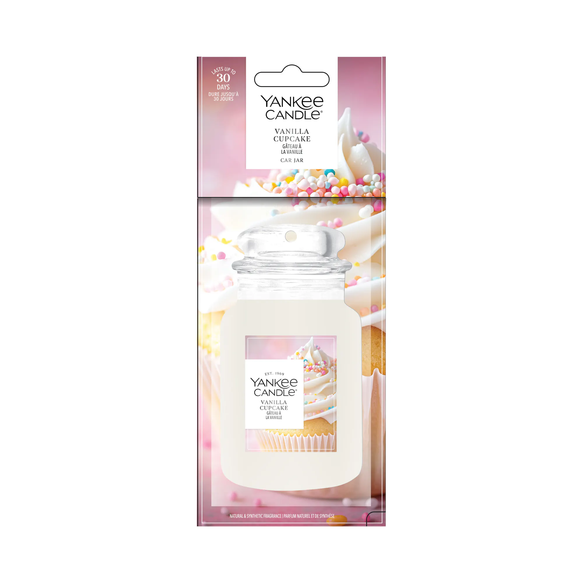 Vanilla Cupcake Car Air Freshener Yankee Candle, Yellow | Sweet & Spicy