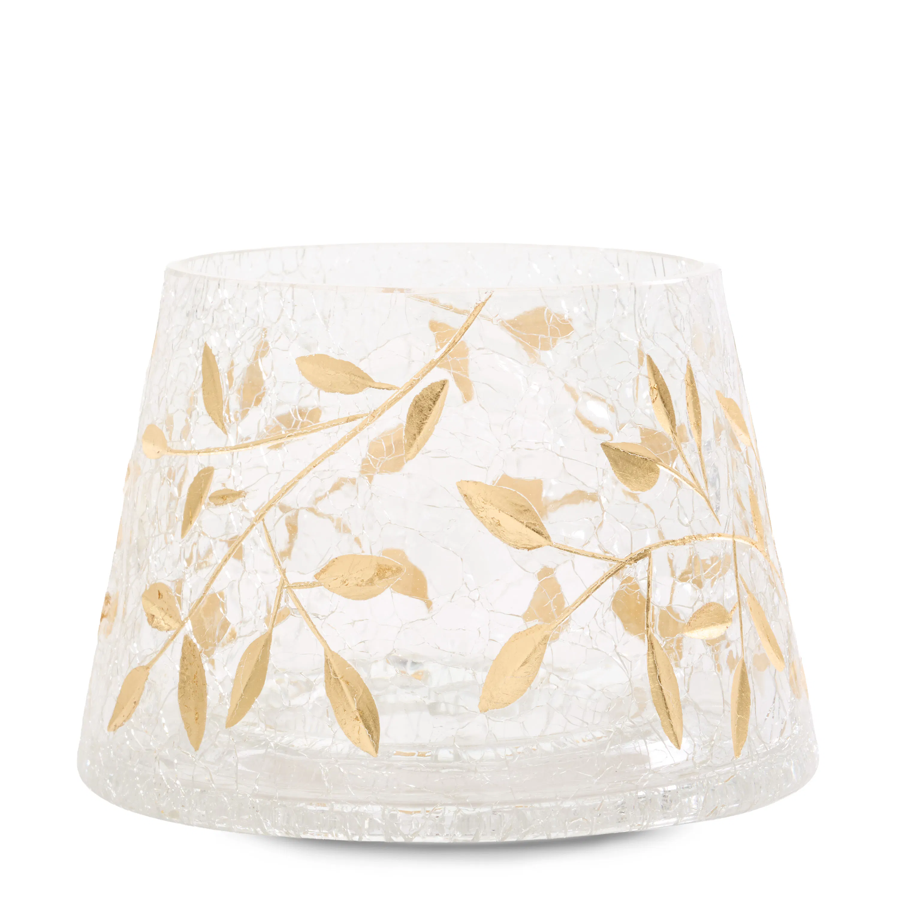 Gold Blossom Jar Candle Shade