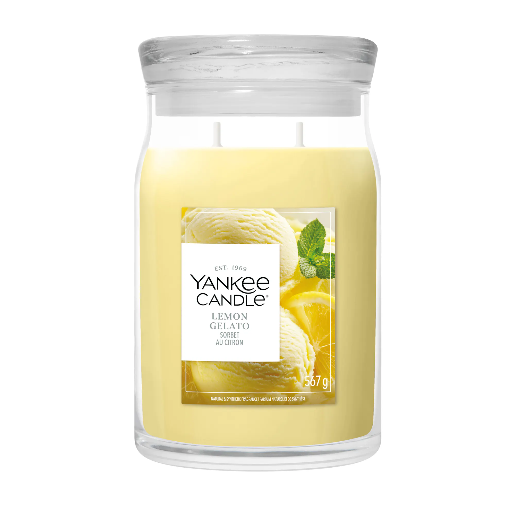 Debenhams Unisex Signature Large Jar Lemon Gelato Candle