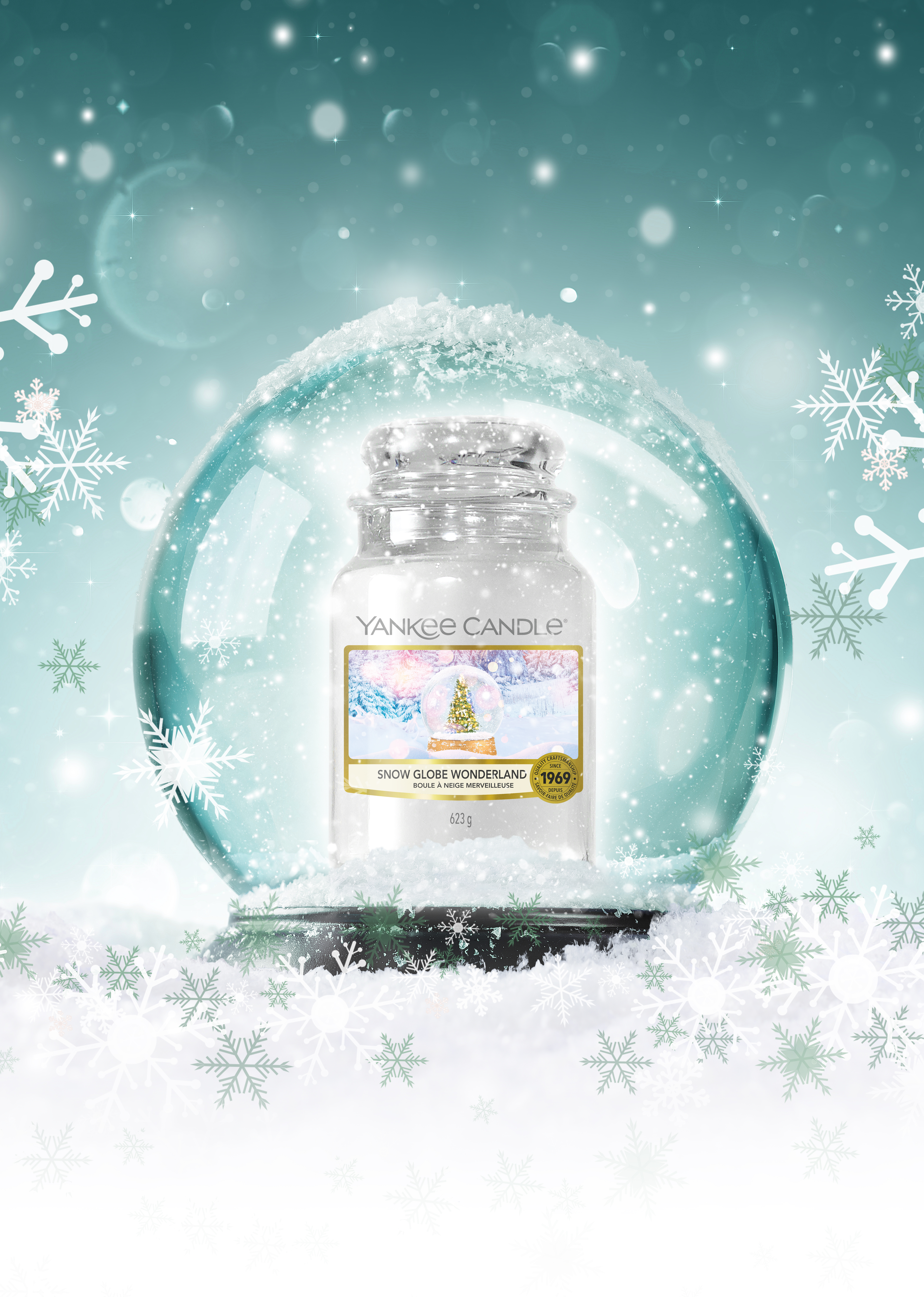 Snow Globe Wonderland Original Large Jar Candle - Original